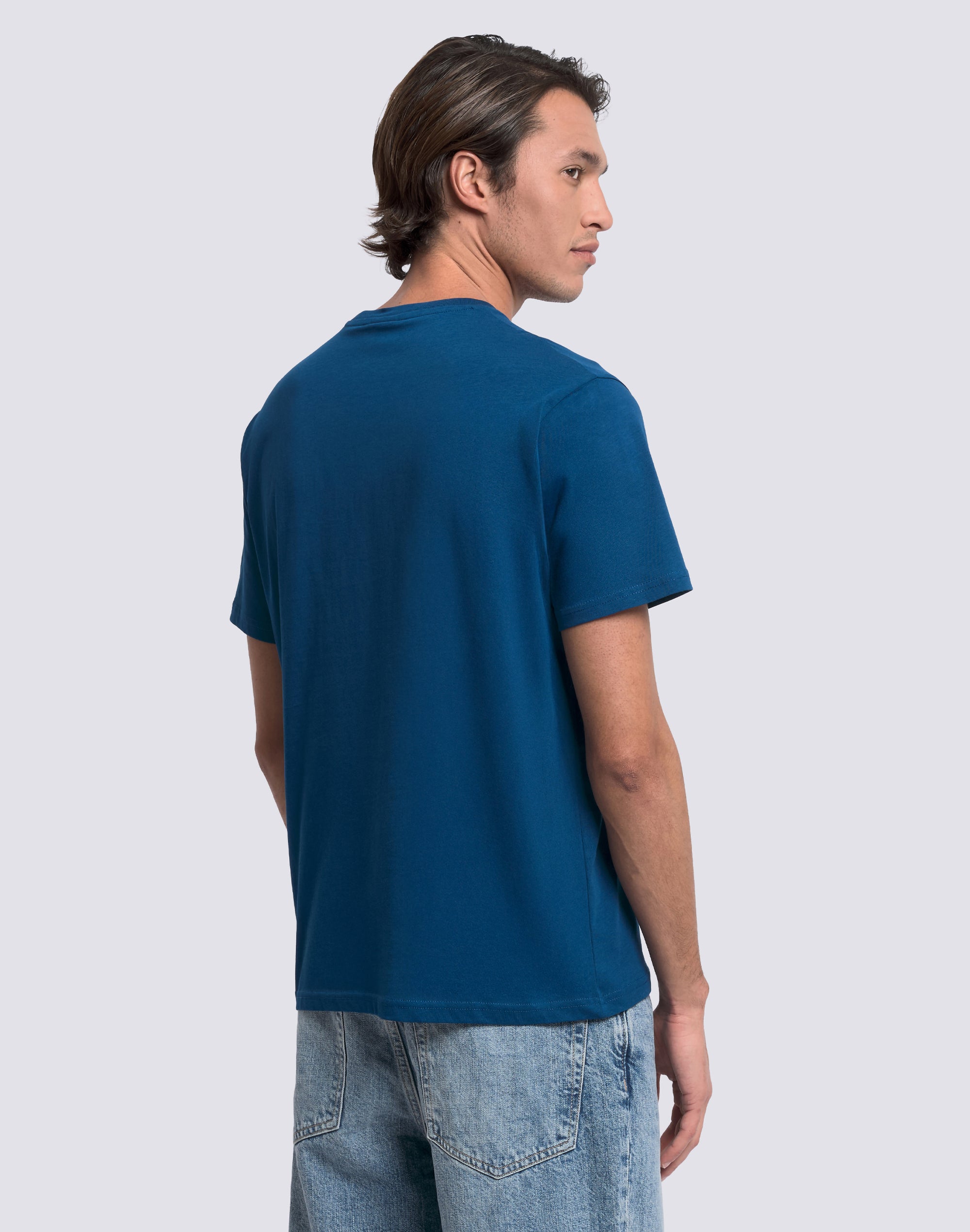 sundek-t-shirt-uomo-a-girocollo-in-cotone-con-stampa-tidal-surfer image 5