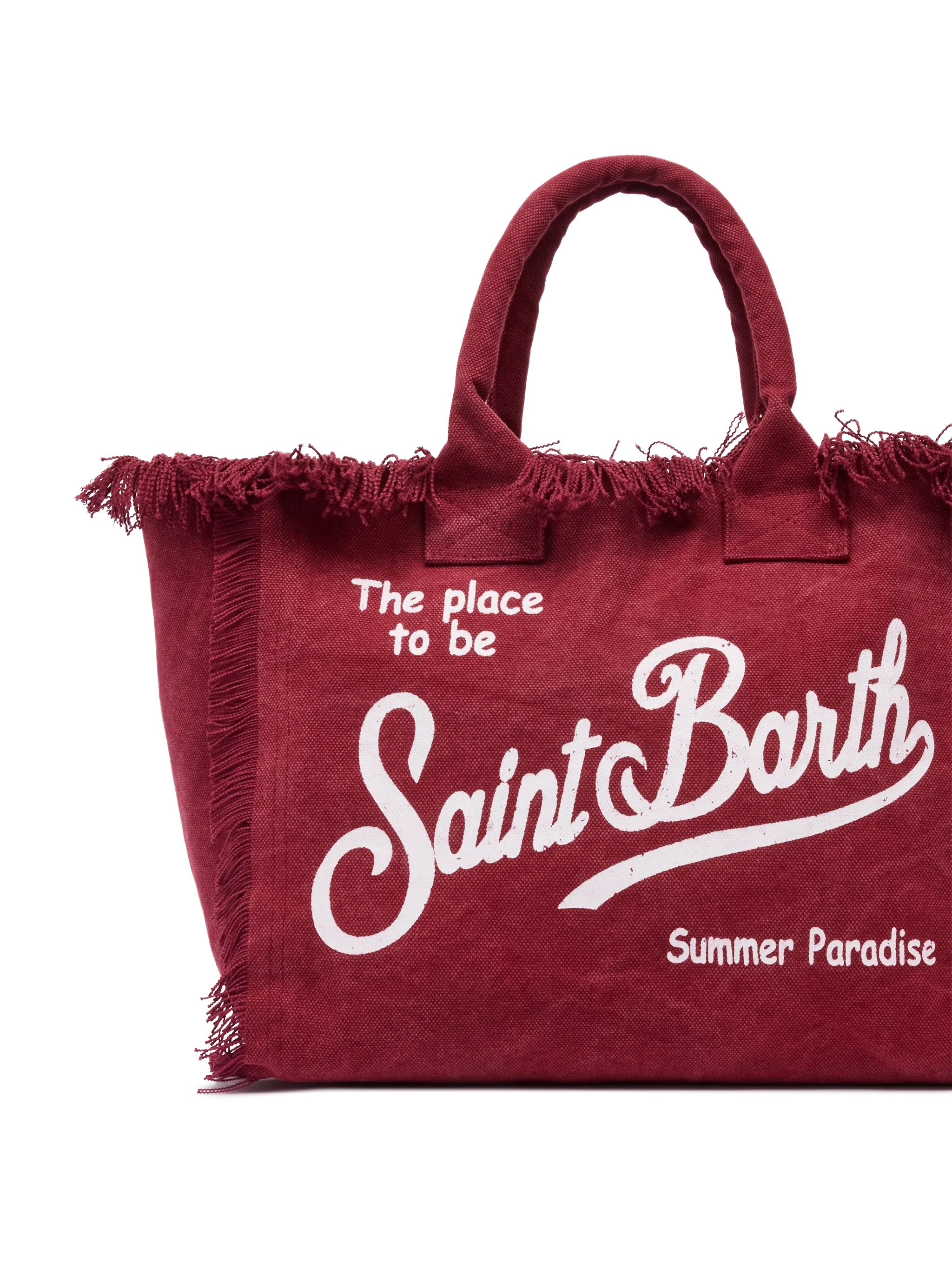mc2-saint-barth-vanity-borsa-a-spalla-canvas-cotone-bordeaux image 3