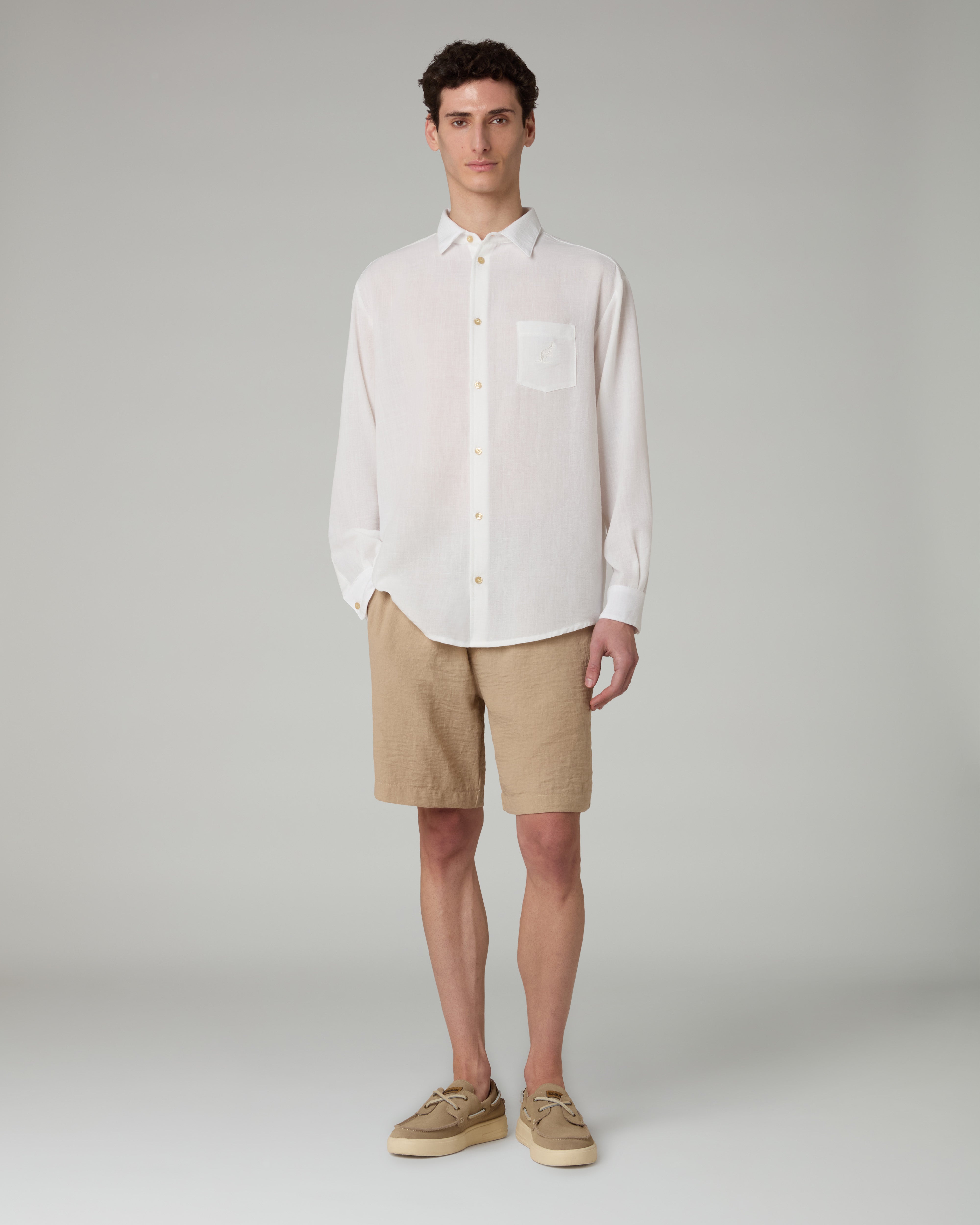 australian-doric-light-short-kaki-in-canvas image 2