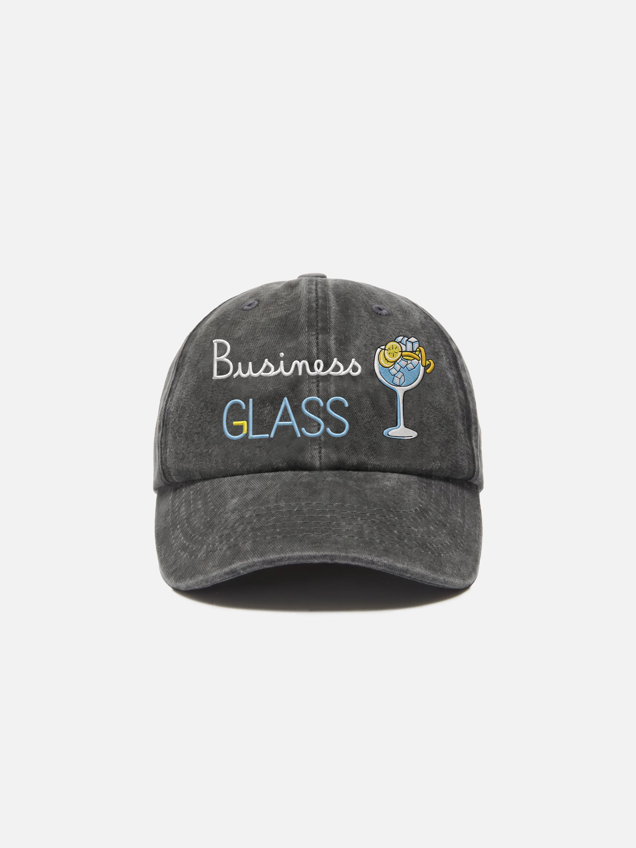 mc2-saint-barth-cappellino-davis-in-denim-nero-con-ricamo-business-glass image 1