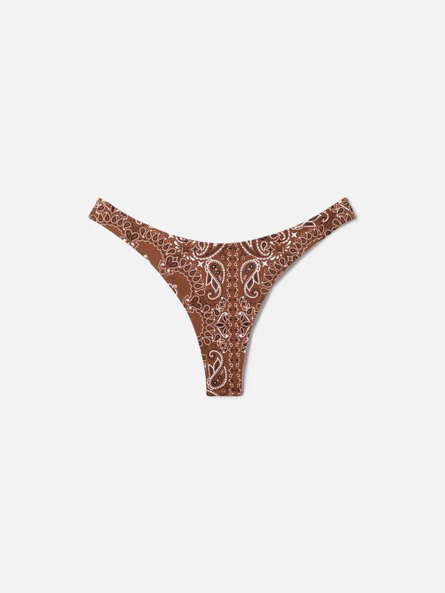 mc2-saint-barth-slip-mare-naomi-brasiliana-donna-stampa-bandana-marrone image 1