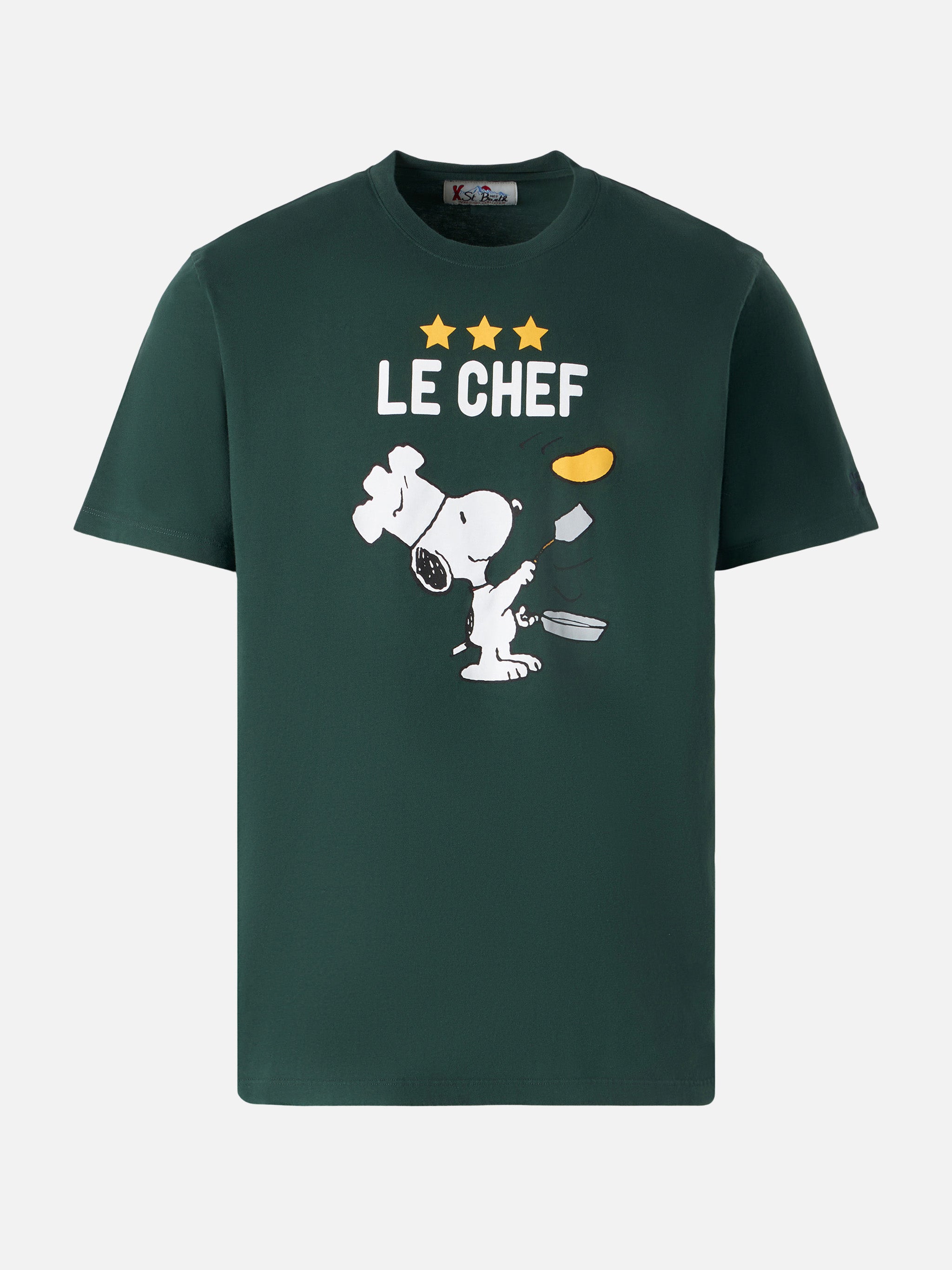 t-shirt-mc2-saint-barth-arnott-snoopy-le-chef-edizione-speciale-peanuts-cotone-v image 1
