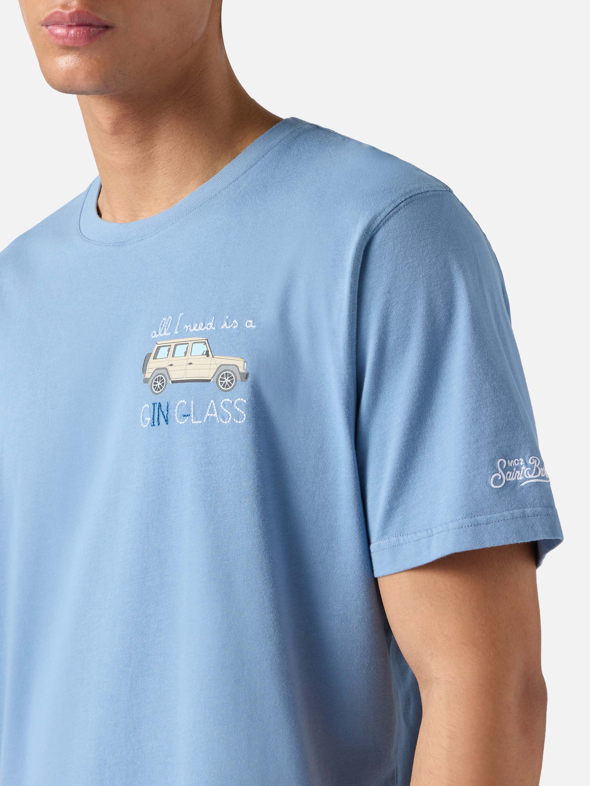 mc2-saint-barth-t-shirt-portofino-azzurro-polvere-con-ricamo-all-i-need-is-a-g-i image 2