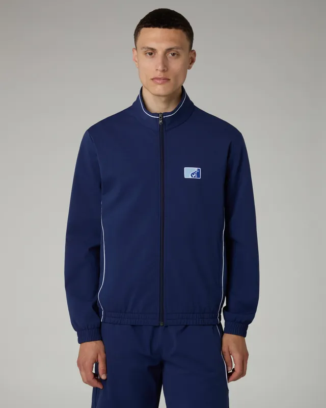 australian-slate-track-jacket-giacca-uomo-cobalto-misto-cotone-smart-made-in-ita image 1
