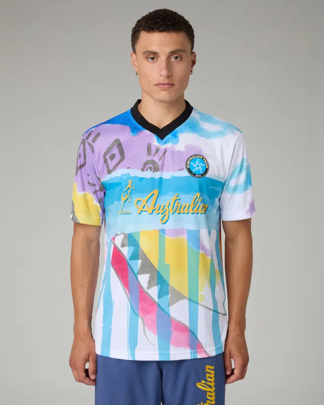 australian-native-soccer-t-shirt-t-shirt-ace-bianca-made-in-italy image 1