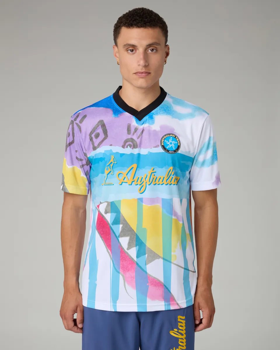 australian-native-soccer-t-shirt-t-shirt-ace-bianca-made-in-italy image 1