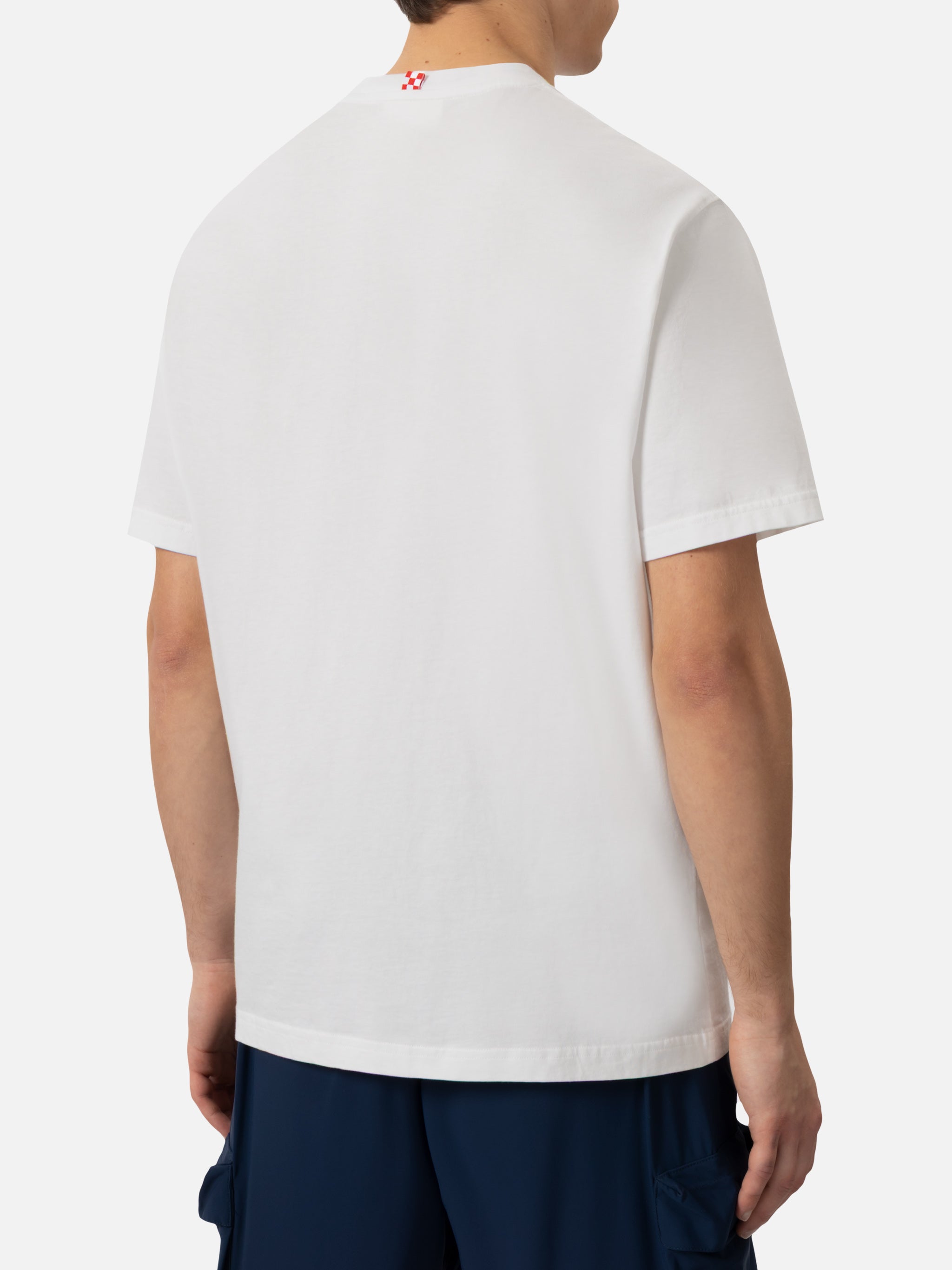 mc2-saint-barth-portofino-t-shirt-uomo-bianca-cotone-con-ricamo-gin-gin image 4