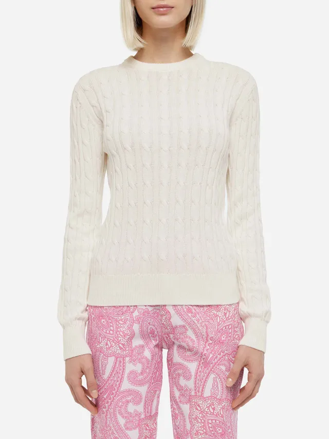 mc2-saint-barth-maglione-new-queen-in-cotone-a-trecce-color-bianco-panna image 1