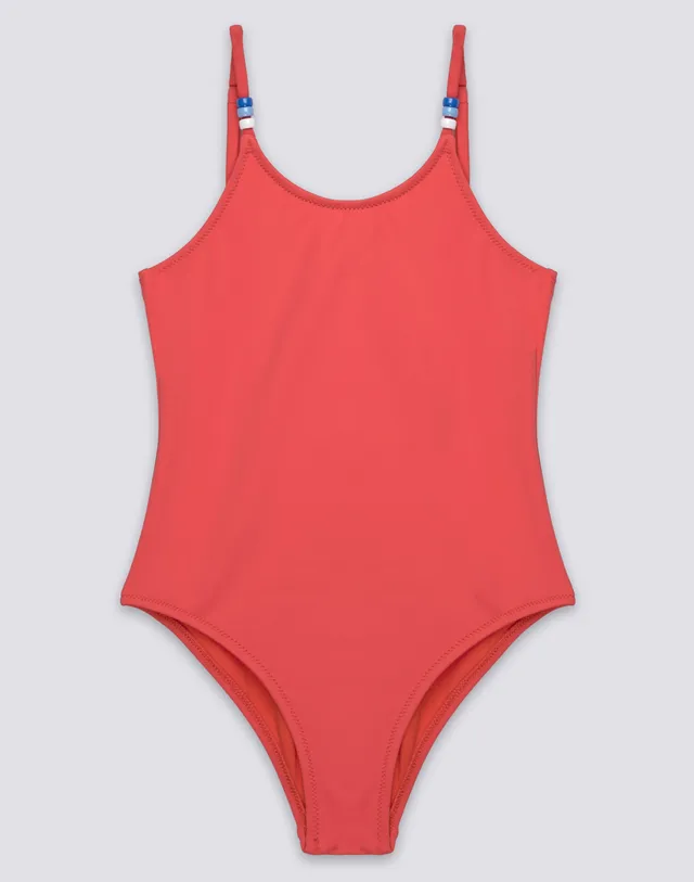 sundek-costume-intero-bambina-con-perline-tricolori image 1