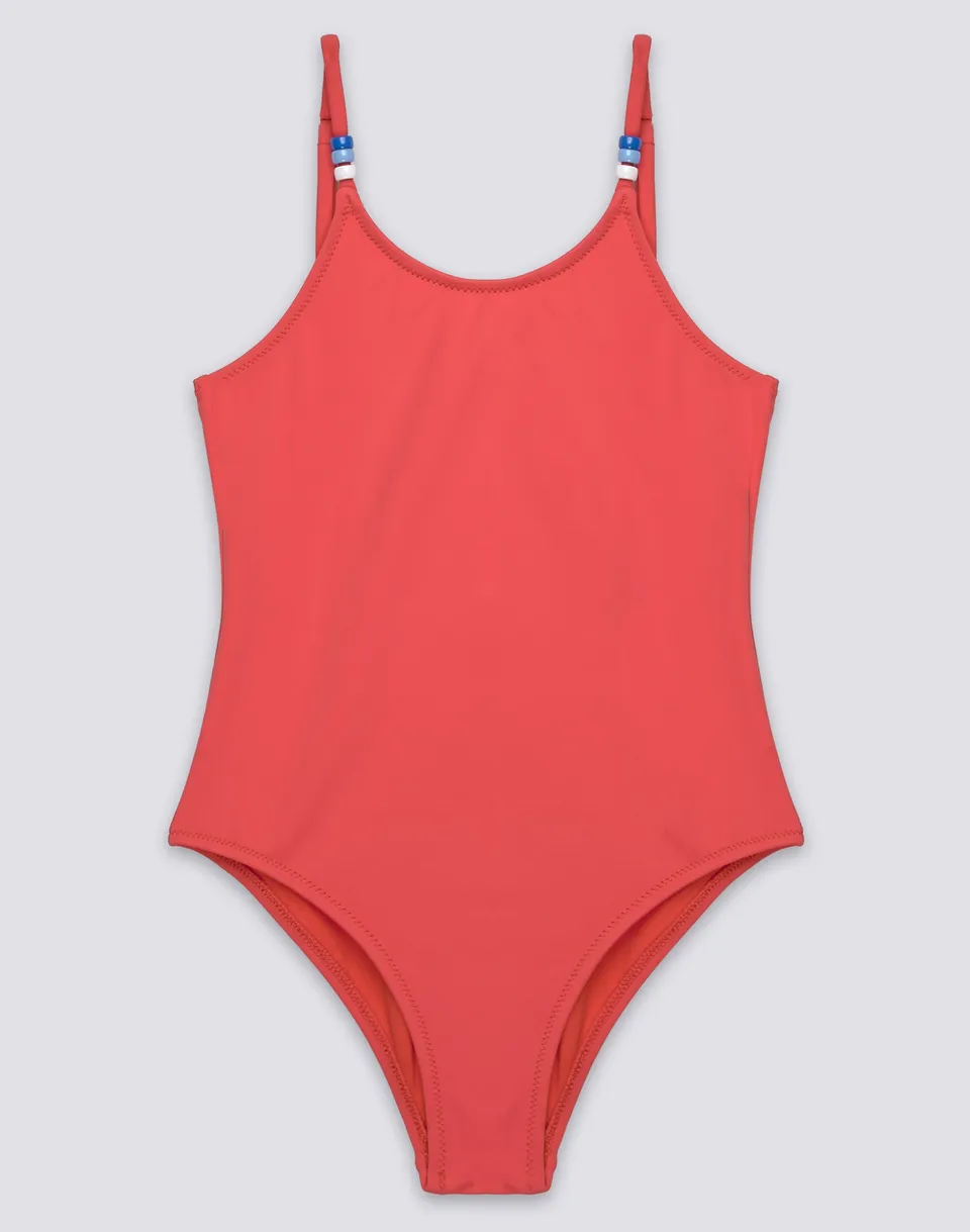 sundek-costume-intero-bambina-con-perline-tricolori image 1