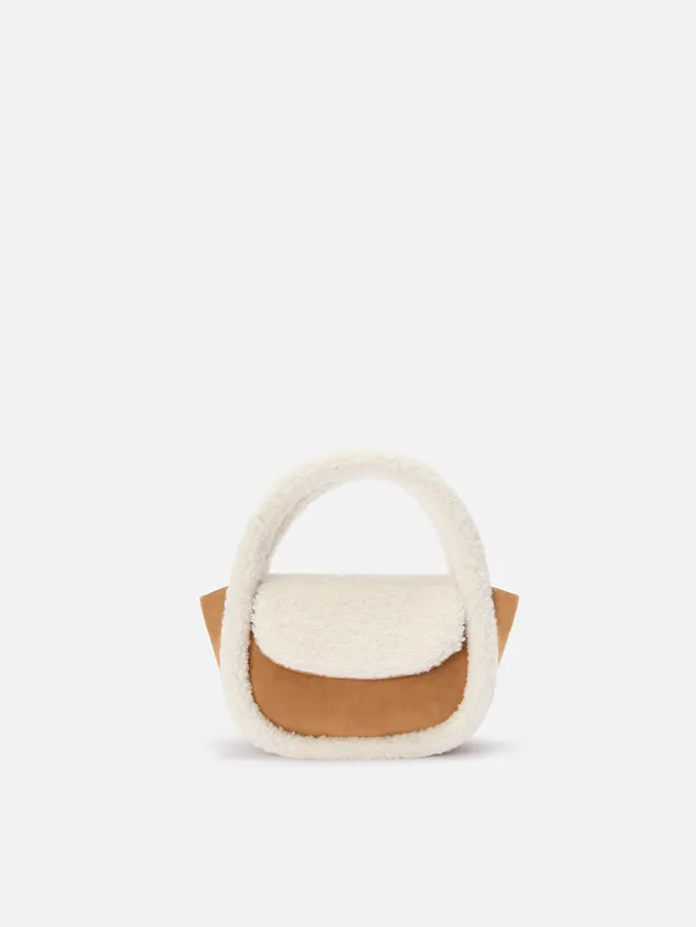 mc2-saint-barth-borsa-gilda-mutton-in-tessuto-effetto-suede-beige-con-dettagli-s image 1