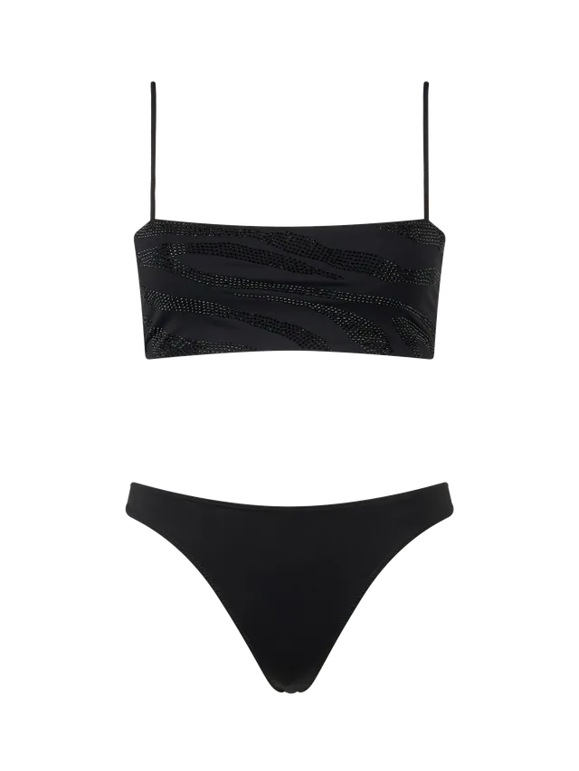 mc2-saint-barth-bikini-donna-athena-naomi-fascia-zebra-con-strass-nero image 1