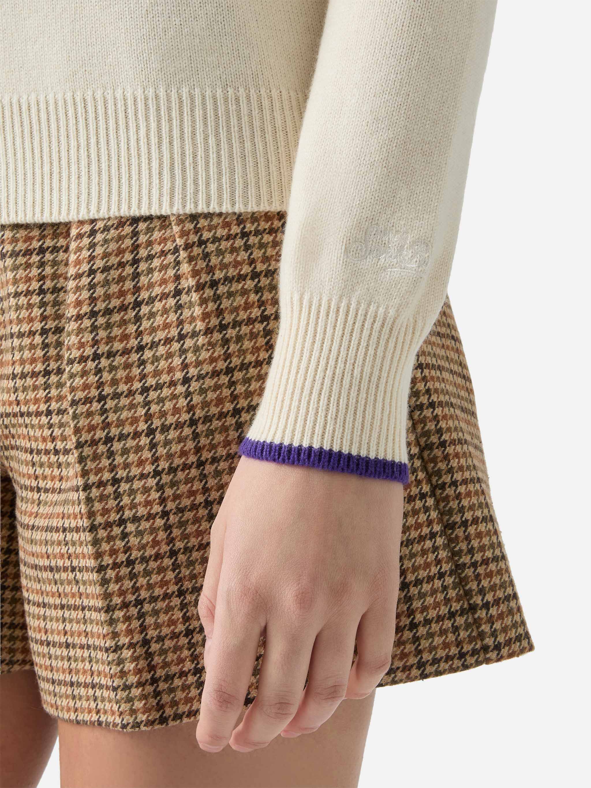 mc2-saint-barth-new-queen-maglione-girocollo-bianco-strass-viola image 4