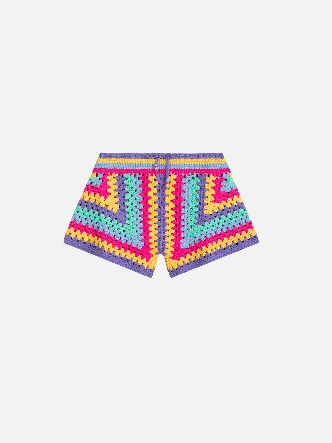 pantaloncini-da-bambina-mc2-saint-barth-all-uncinetto-in-cotone-viola image 1