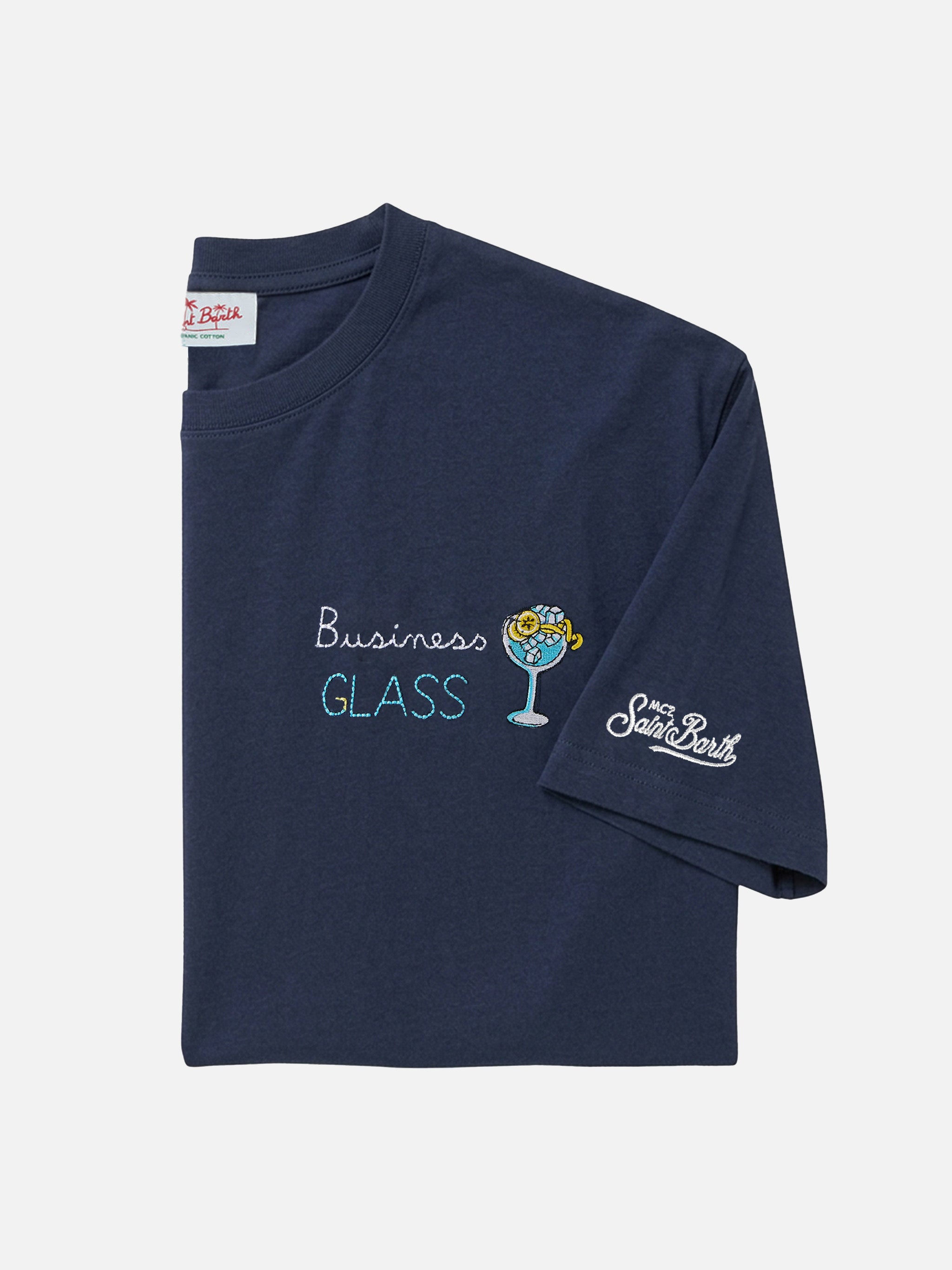 mc2-saint-barth-t-shirt-portofino-uomo-in-cotone-blu-con-ricamo-business-glass image 6