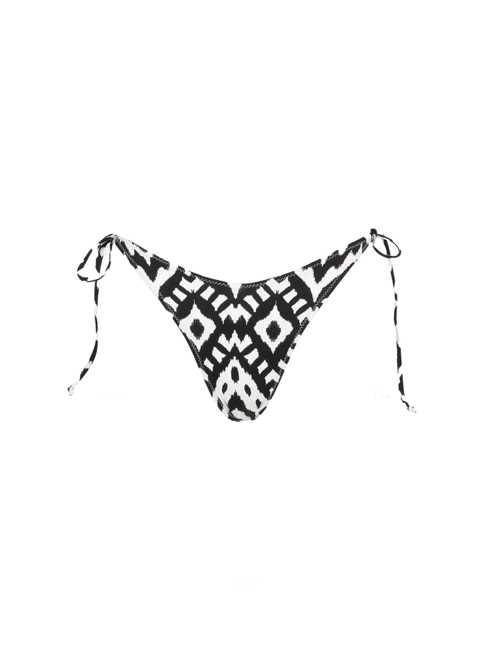 mc2-saint-barth-slip-mare-norah-con-stampa-ikat-bianco-e-nero-da-donna image 1