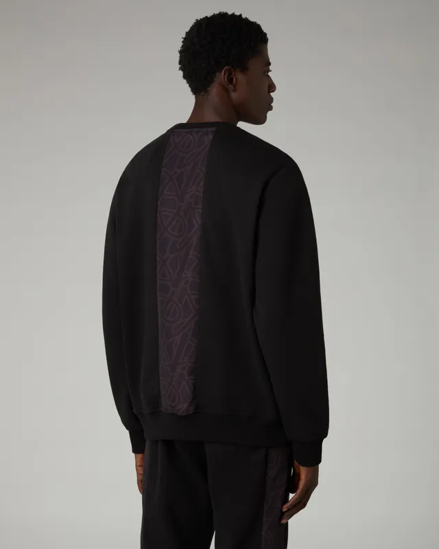 australian-iconissima-crewneck-felpa-girocollo-uomo-nera-made-in-italy image 1