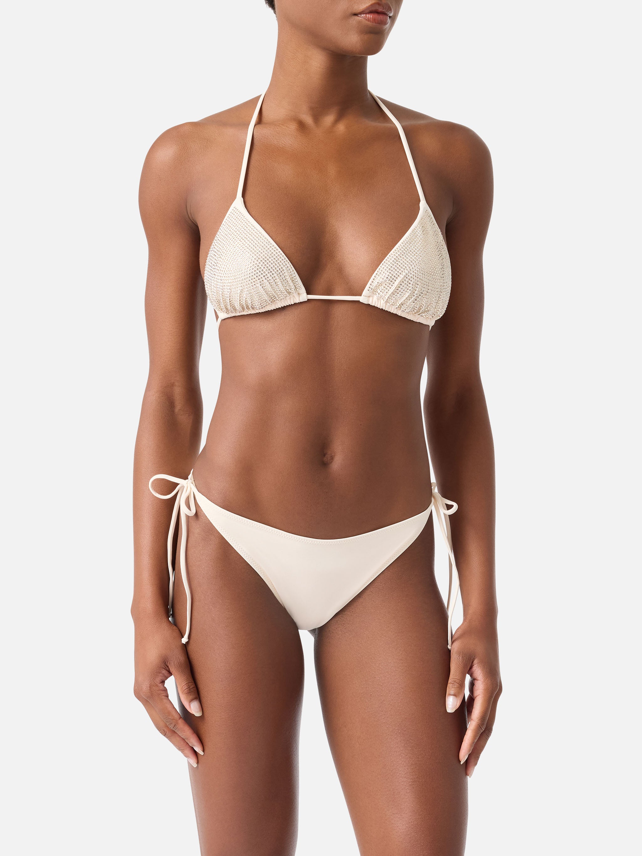 mc2-saint-barth-annabelle-virgo-bikini-donna-triangolo-beige-con-strass image 3