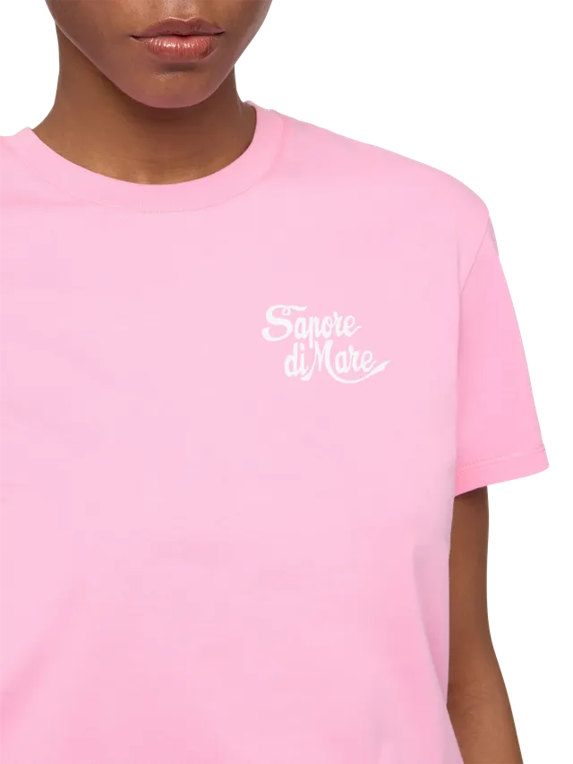 mc2-saint-barth-t-shirt-emilie-donna-in-cotone-rosa-con-stampa-sapore-di-mare-ed image 1