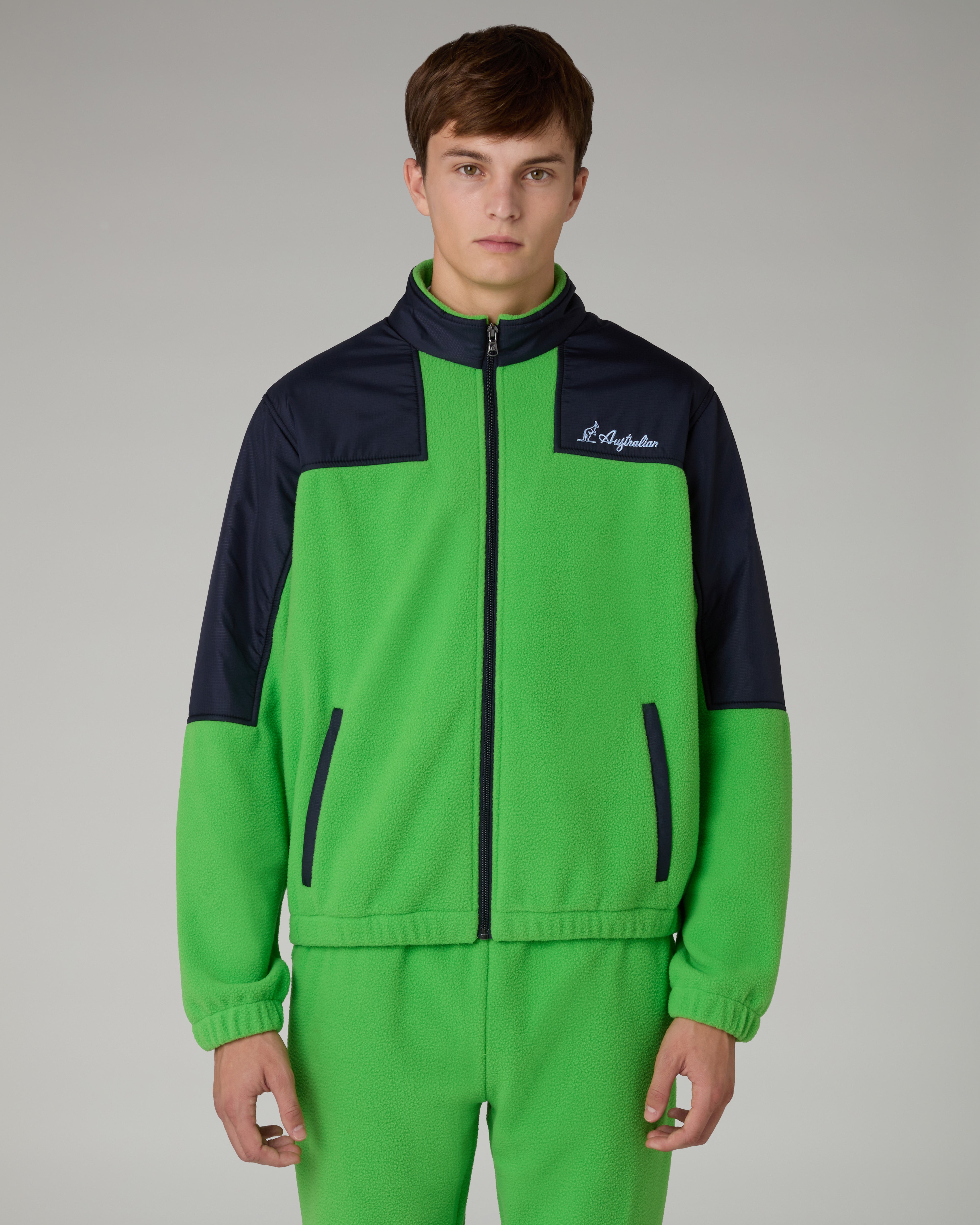 australian-color-block-tuta-in-pile-made-in-italy image 3