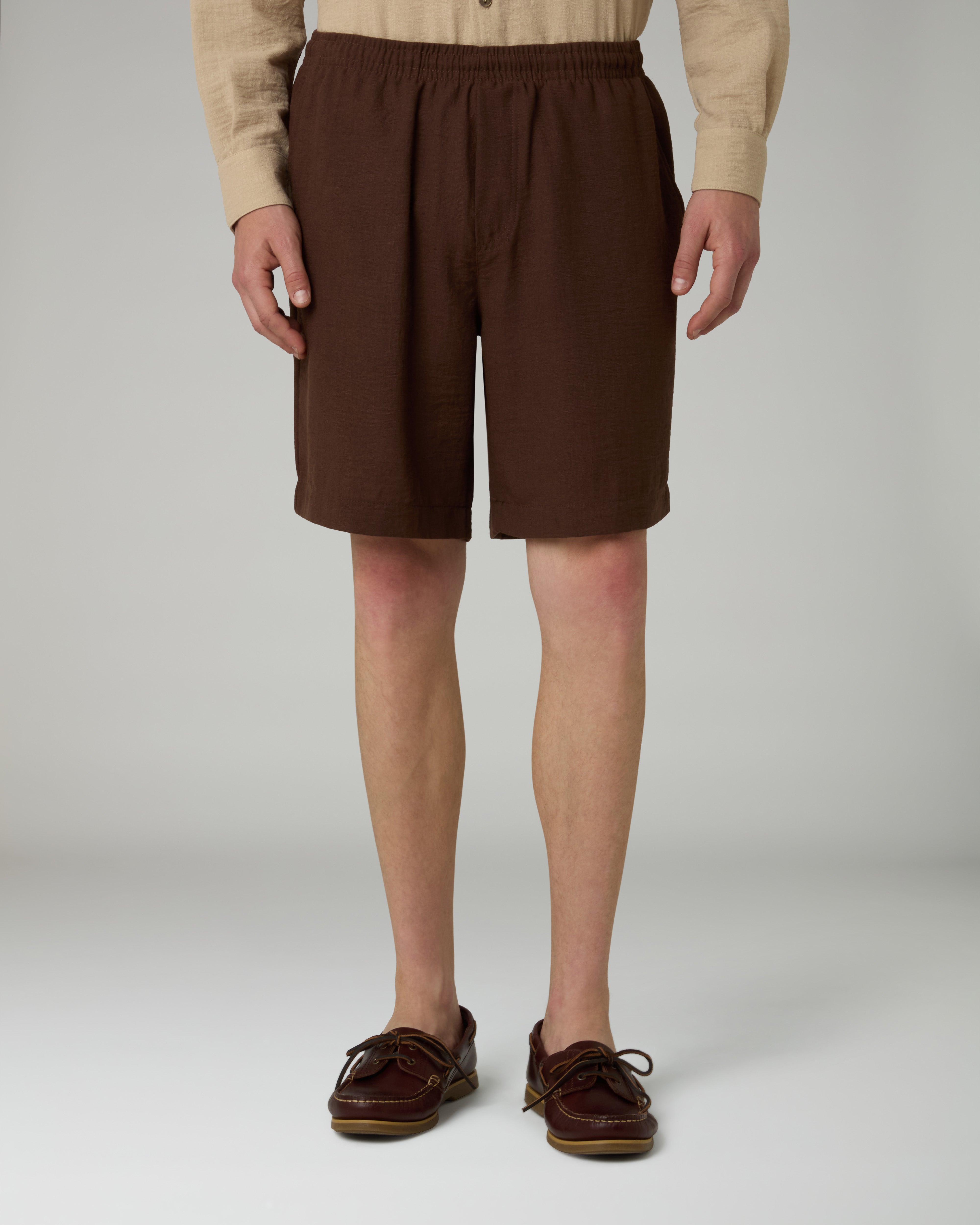 australian-doric-light-short-short-uomo-cacao-canvas image 1