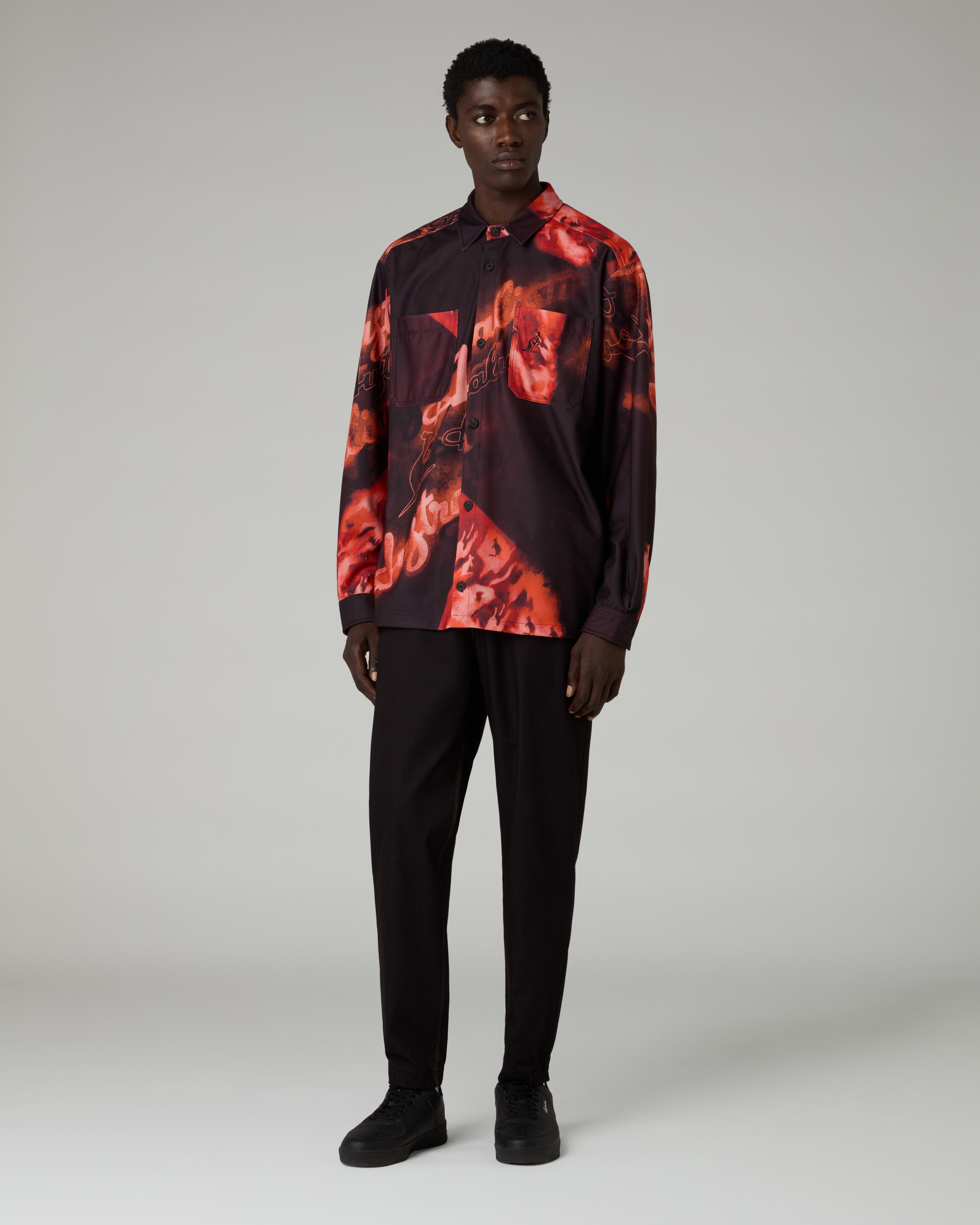 australian-rust-printed-shirt-arucm0003-camicia-over-in-sabrinda-fantasia image 2