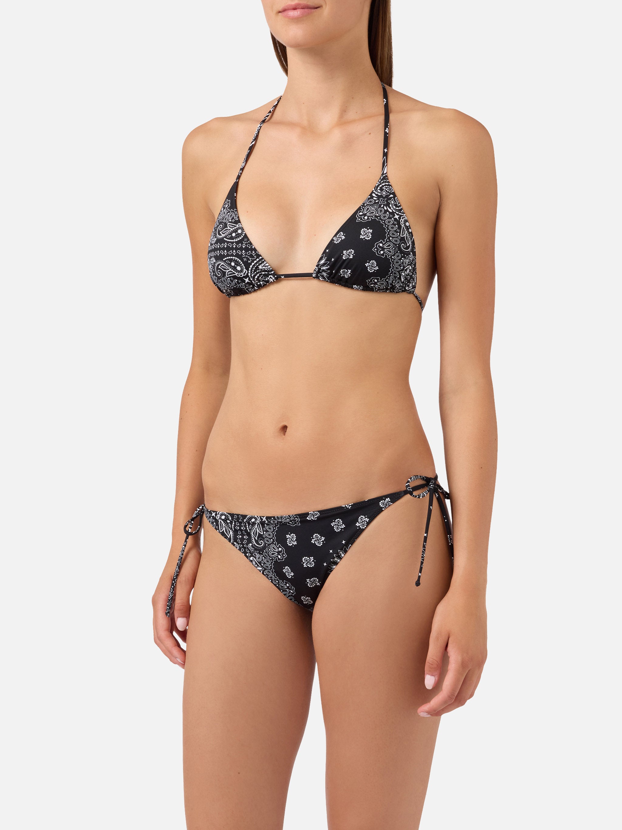 mc2-saint-barth-bikini-leah-virgo-stampa-bandana-nero-donna image 2