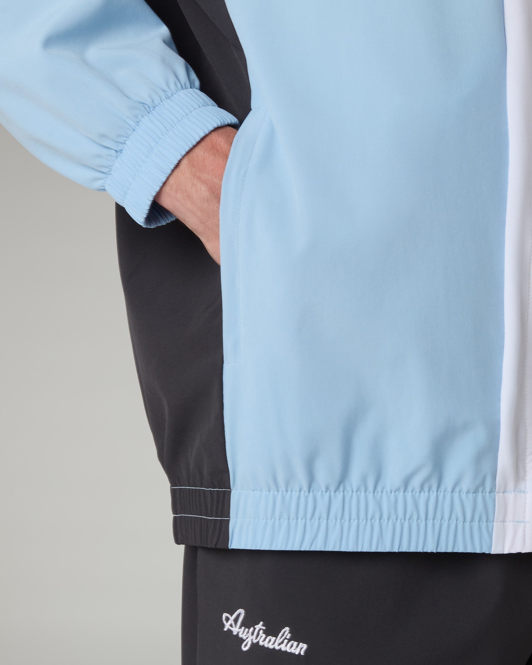 australian-classic-pro-tracksuit-tuta-uomo-azzurro-pastello-full-zip image 5