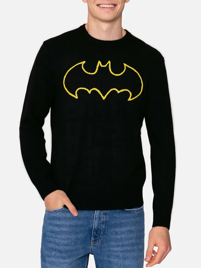 mc2-saint-barth-maglia-heron-uomo-misto-cashmere-con-ricamo-batman-special-editi image 1