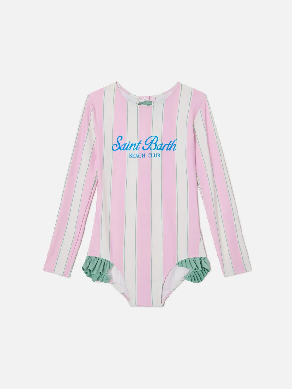 mc2-saint-barth-cressy-costume-intero-bambina-maniche-lunghe-beach-club-rosa image 1
