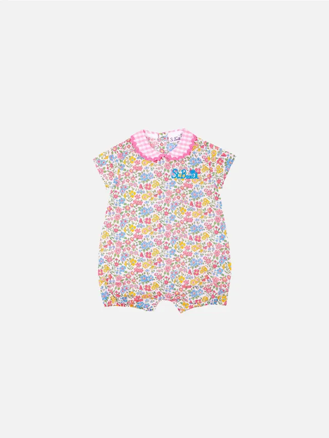 mc2-saint-barth-tutina-neonato-in-cotone-multicolore-liberty image 1