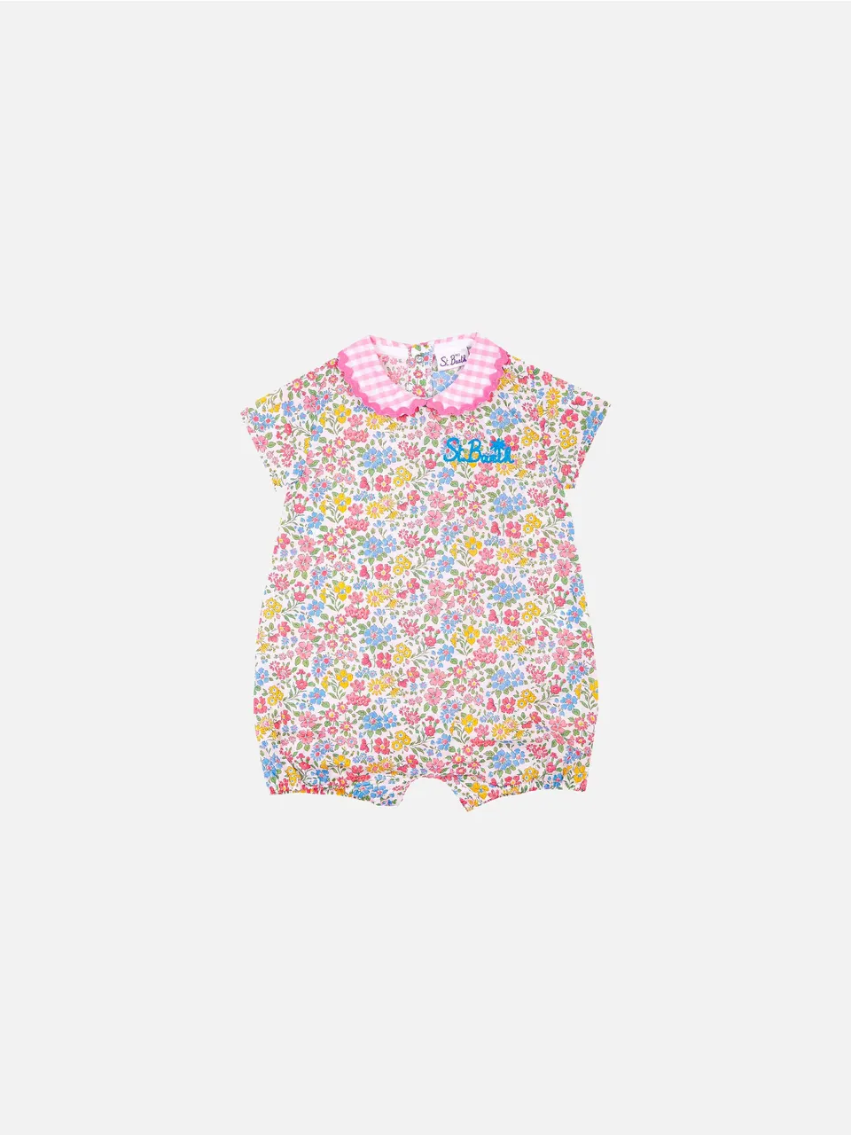 mc2-saint-barth-tutina-neonato-in-cotone-multicolore-liberty image 1