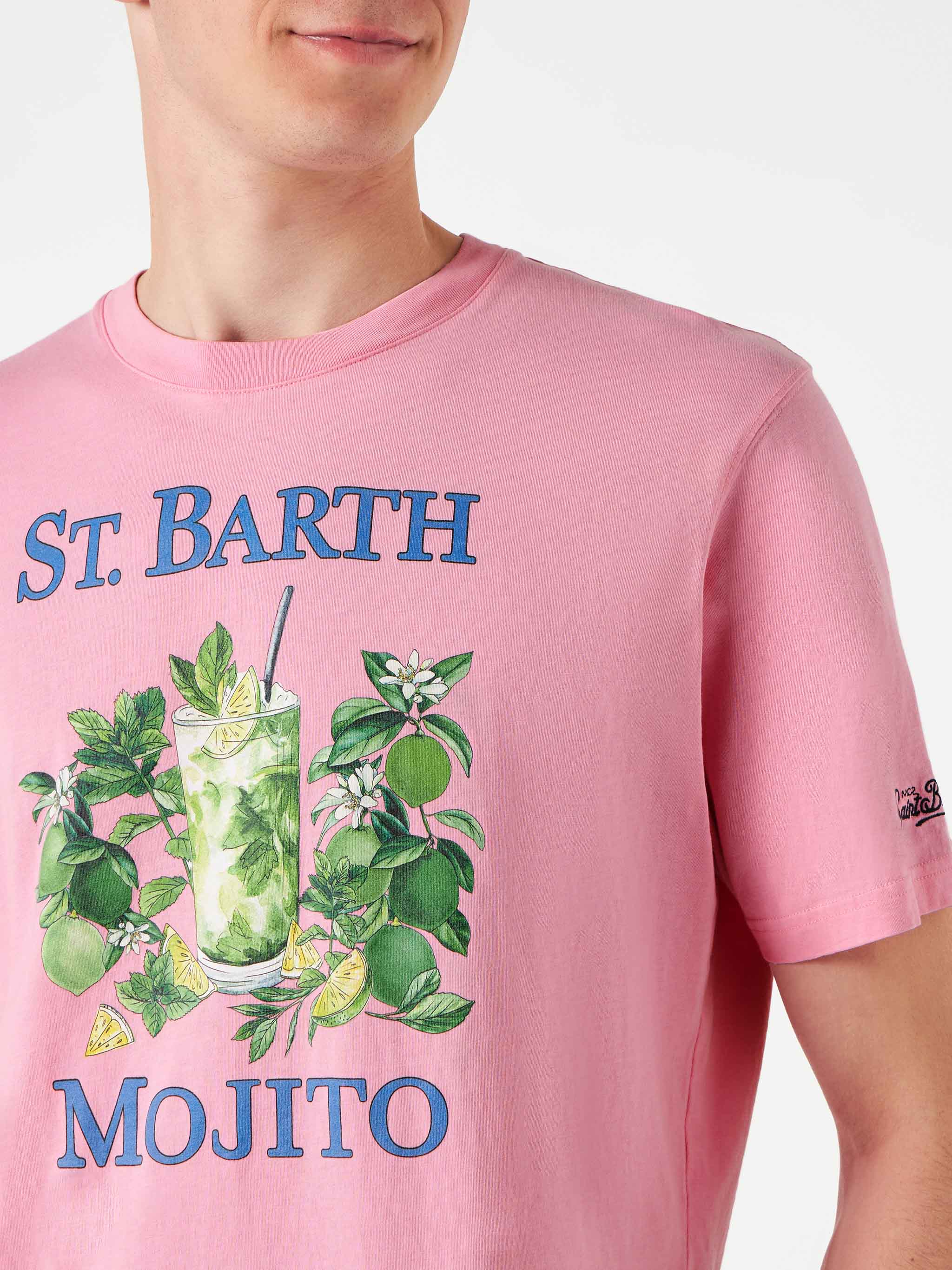 mc2-saint-barth-t-shirt-st-barth-mojito-uomo-rosa-cotone image 3