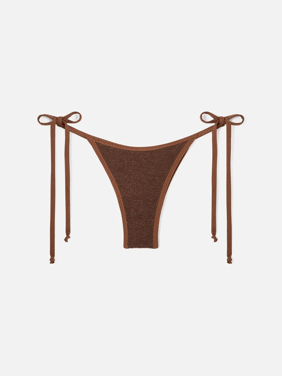 mc2-saint-barth-norah-string-slip-mare-donna-marrone-crinkle-cheeky image 1