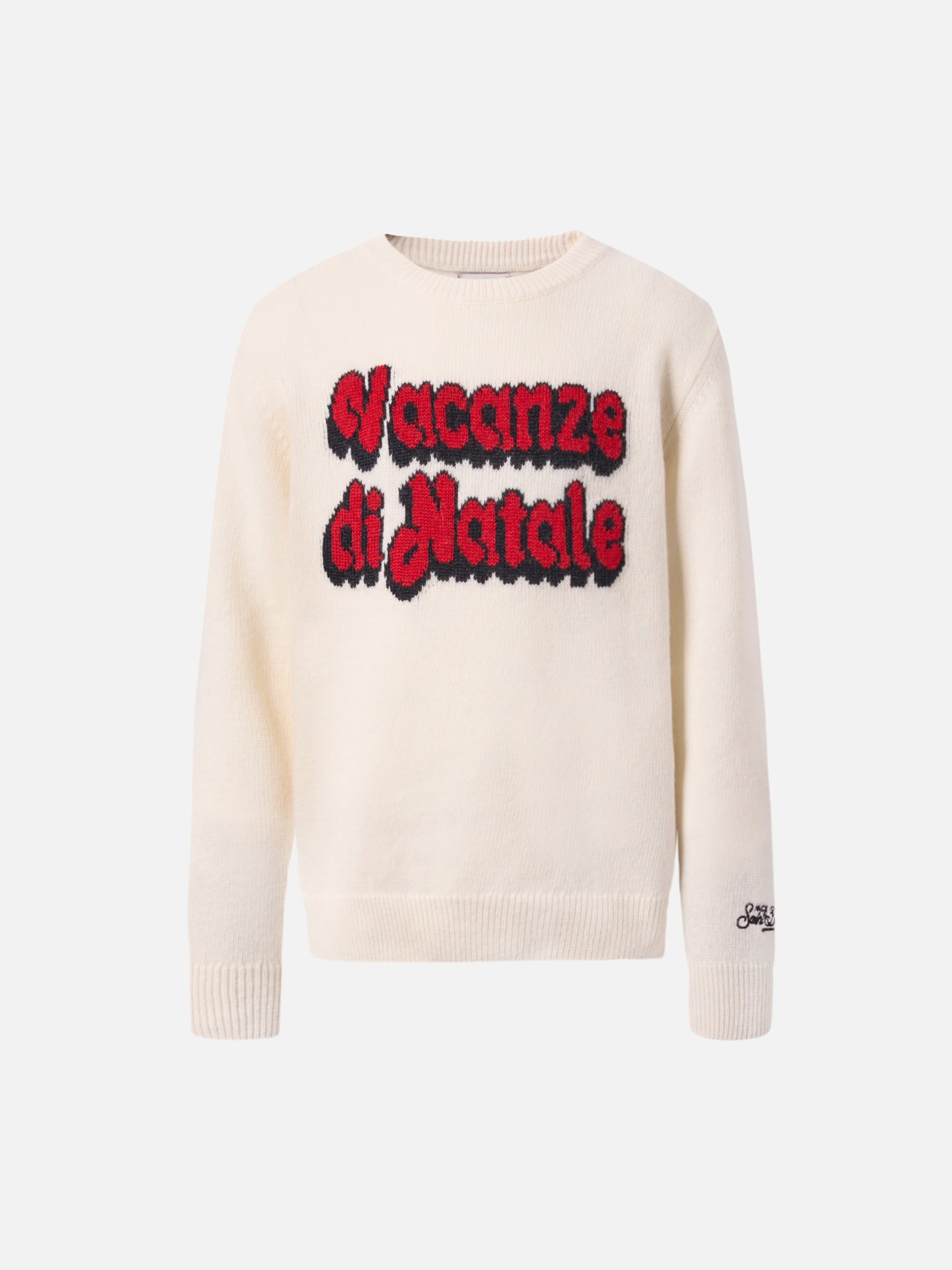 mc2-saint-barth-maglione-douglas-bambino-vacanze-di-natale-jacquard-bianco image 1