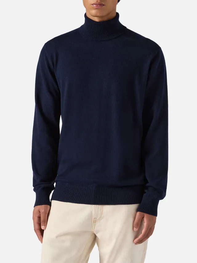 mc2-saint-barth-bond-dolcevita-uomo-blu-notte-lana-merino-e-cashmere image 1