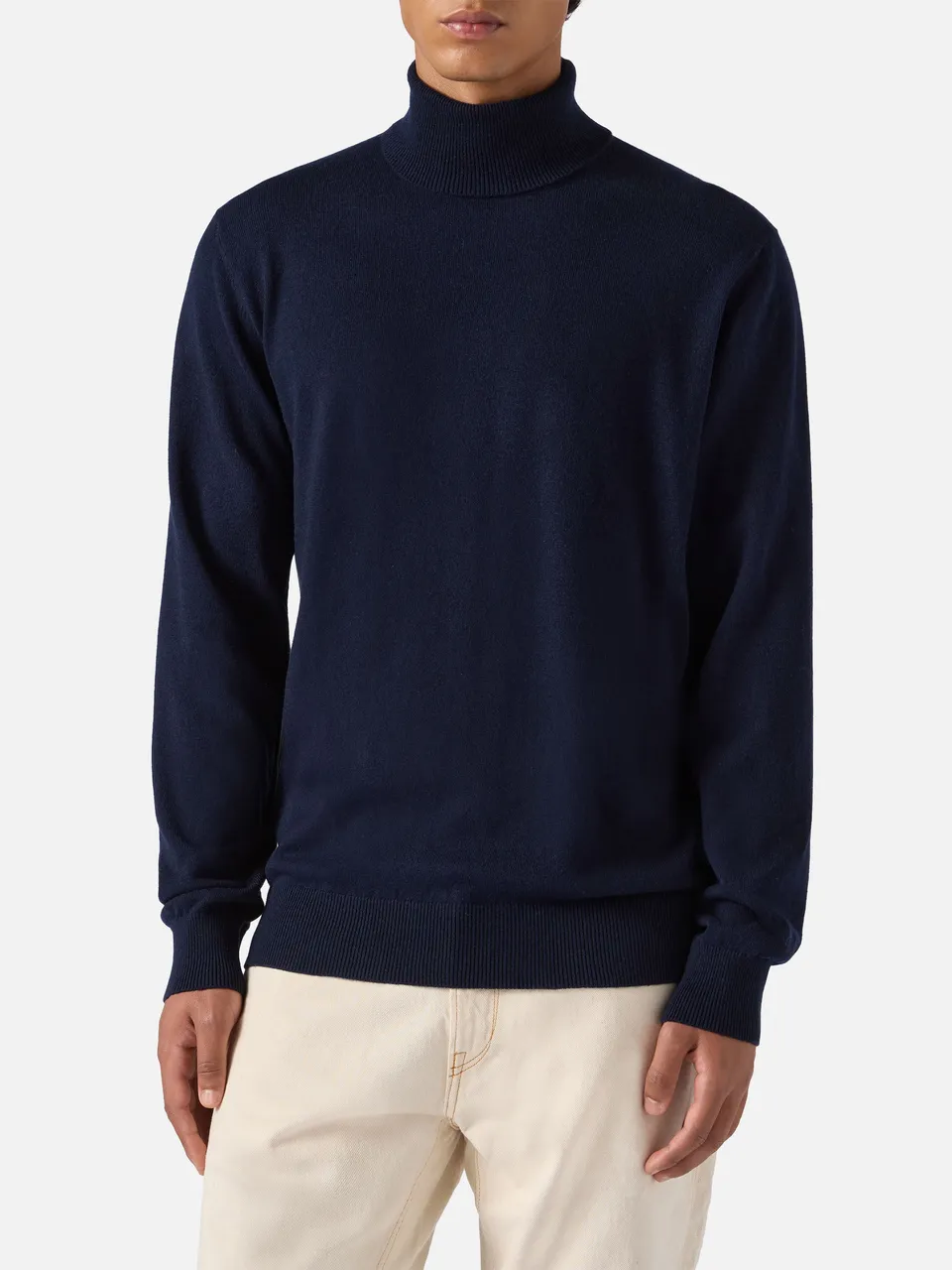 mc2-saint-barth-bond-dolcevita-uomo-blu-notte-lana-merino-e-cashmere image 1