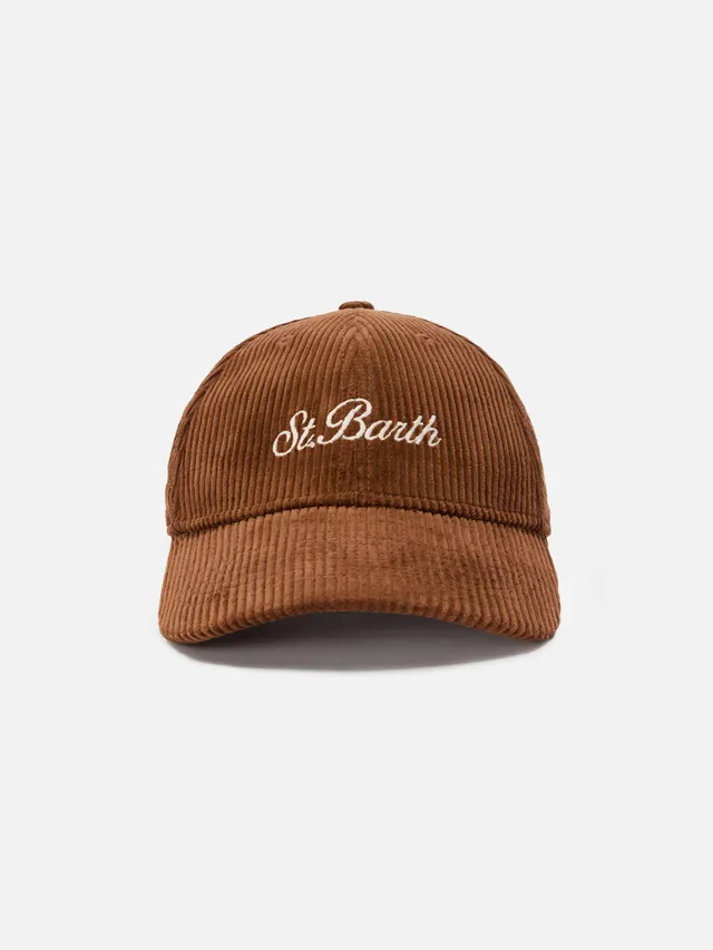 mc2-saint-barth-cappello-baseball-corduroy-velluto-coste-cammello image 1