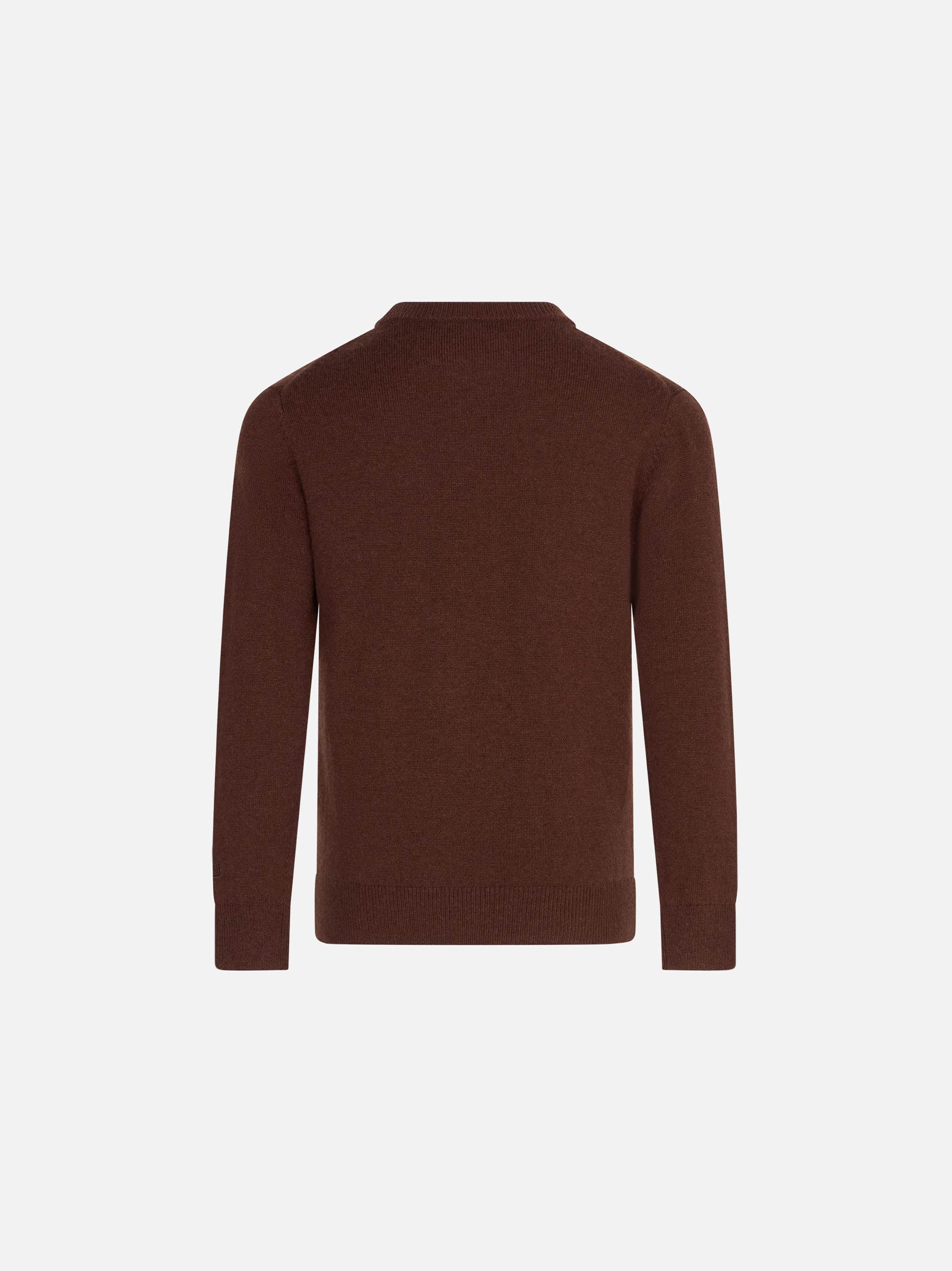 mc2-saint-barth-danya-maglione-bambino-jacquard-cartolina-cortina-marrone image 3