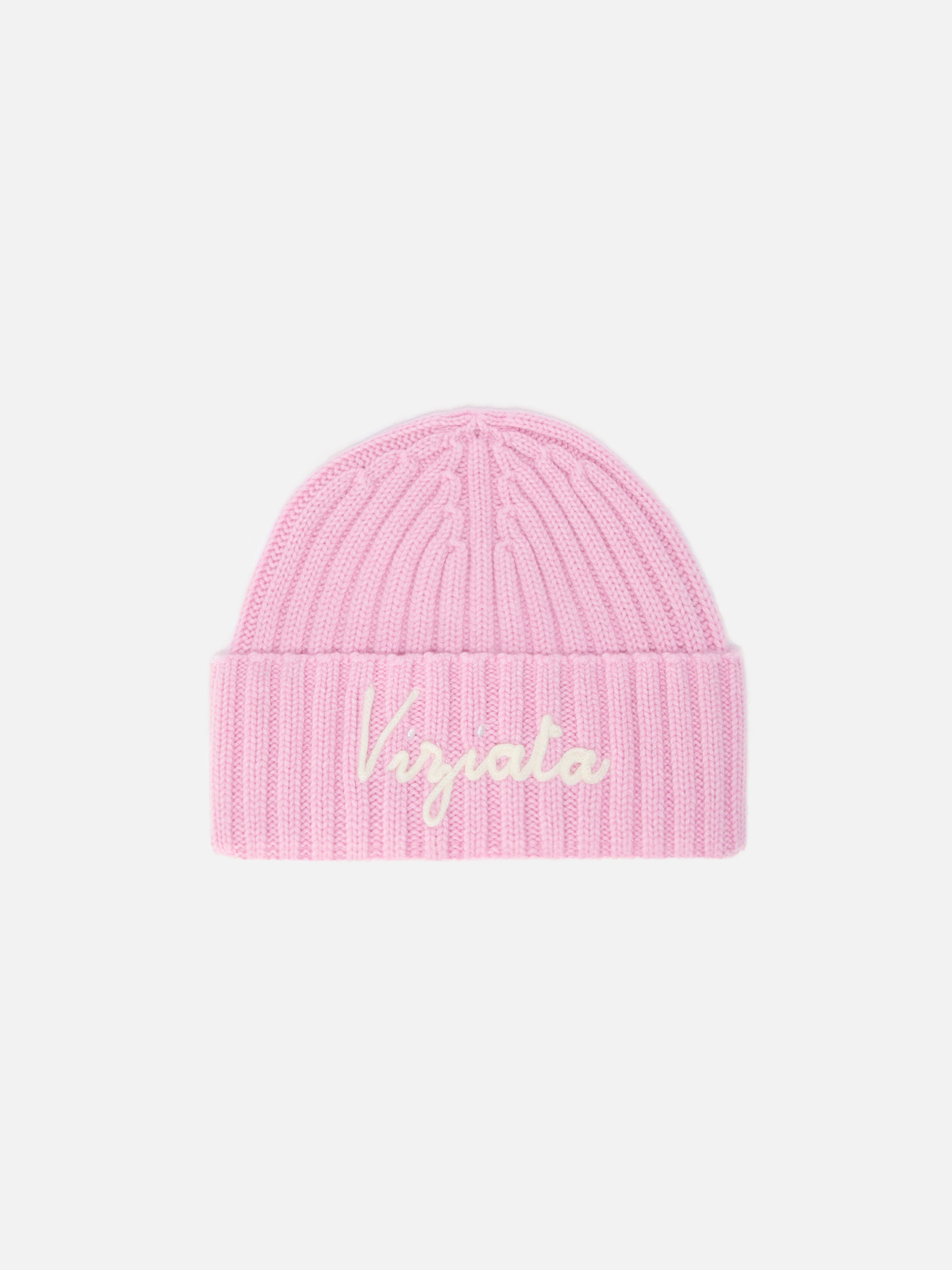 berretto-wengen-mc2-saint-barth-in-misto-cashmere-rosa-con-ricamo-viziata image 1