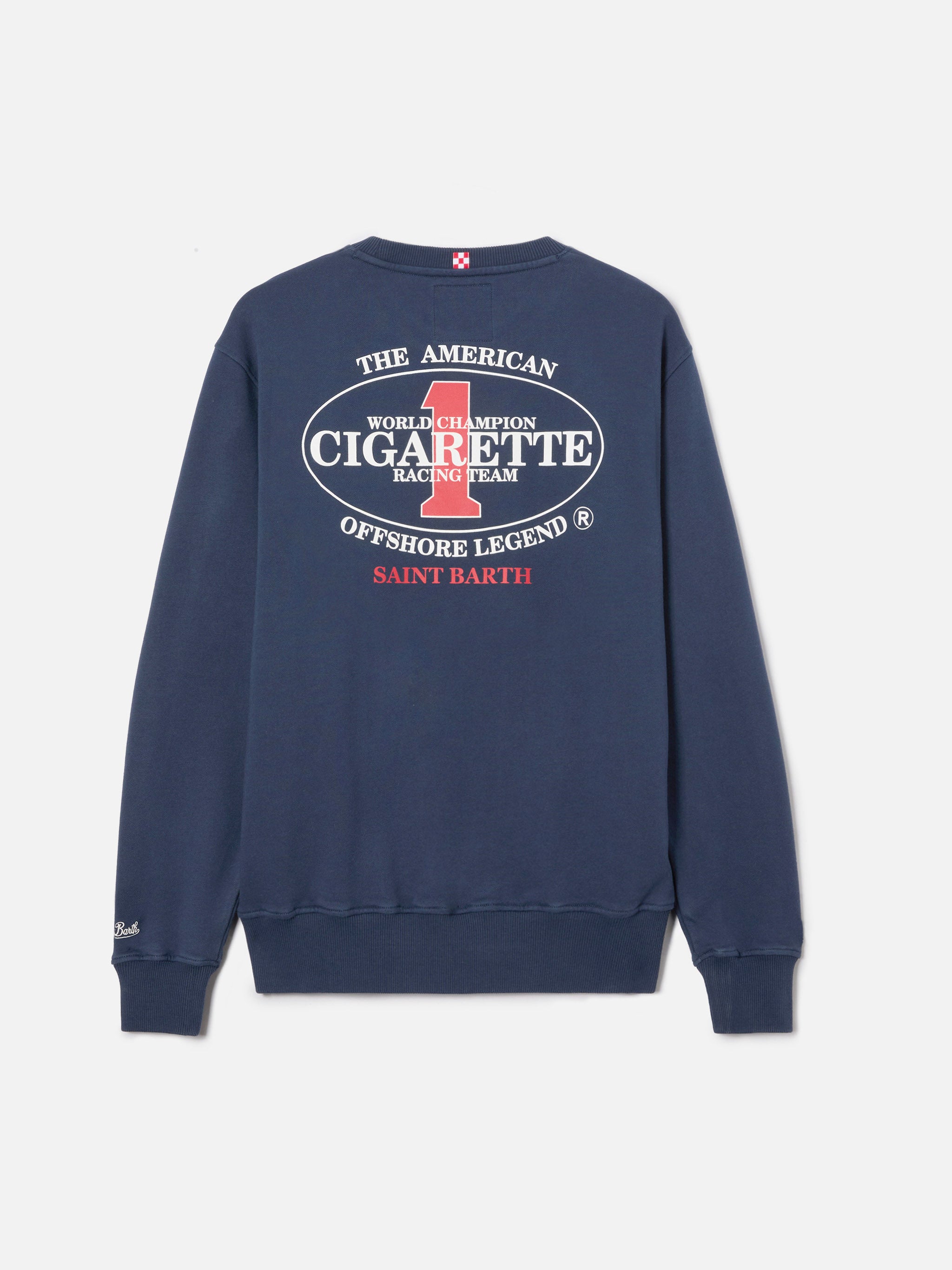 mc2-saint-barth-ponza-felpa-uomo-blu-navy-cigarette-special-edition image 5