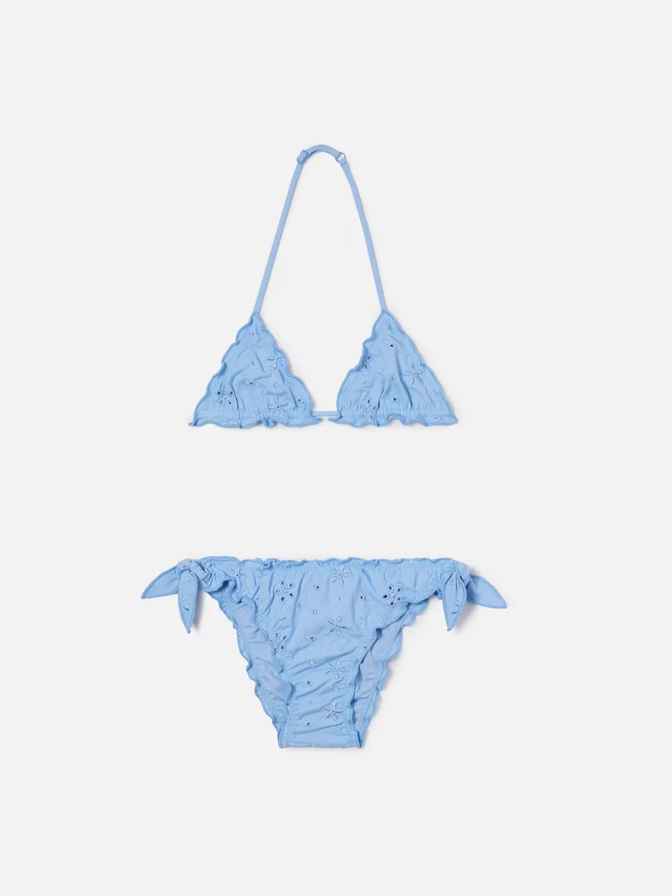 mc2-saint-barth-cris-bikini-bambina-sangallo-azzurro-bordi-arricciati image 1