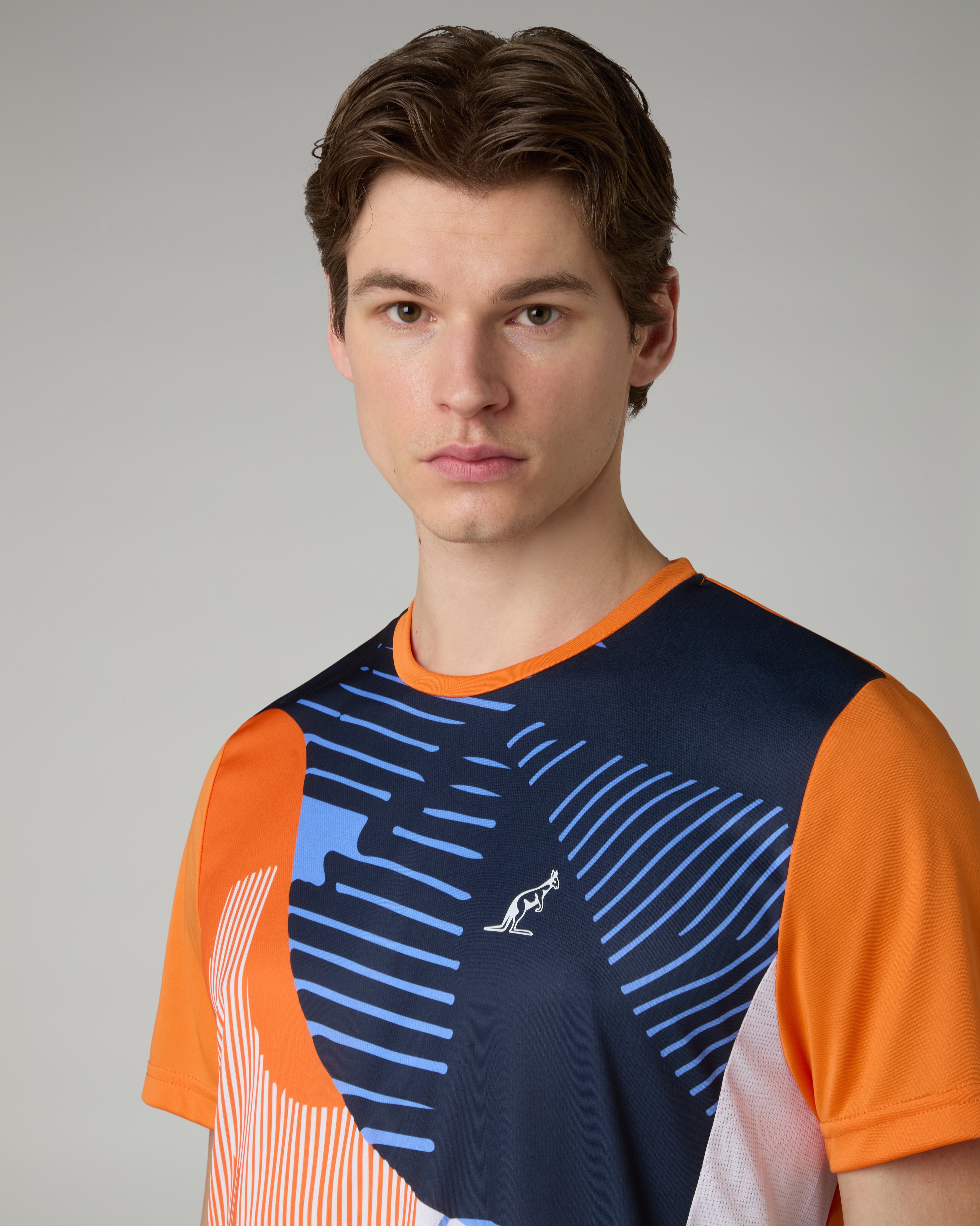 australian-absinth-t-shirt-maglia-tennis-tecnica-arancio-acceso image 4