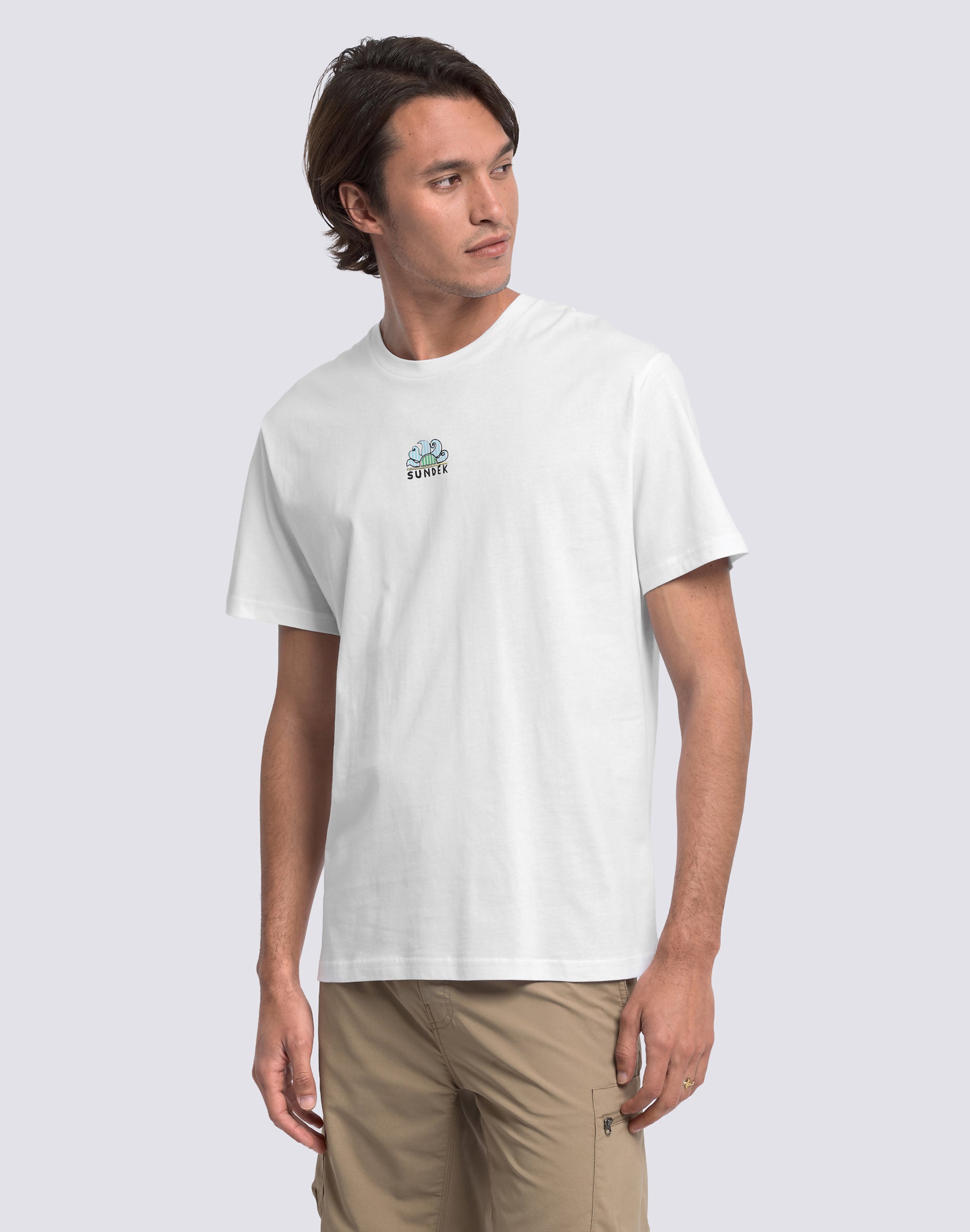 sundek-t-shirt-uomo-girocollo-mezza-manica-stampa-tidal-surfer-m769tej78ji image 4