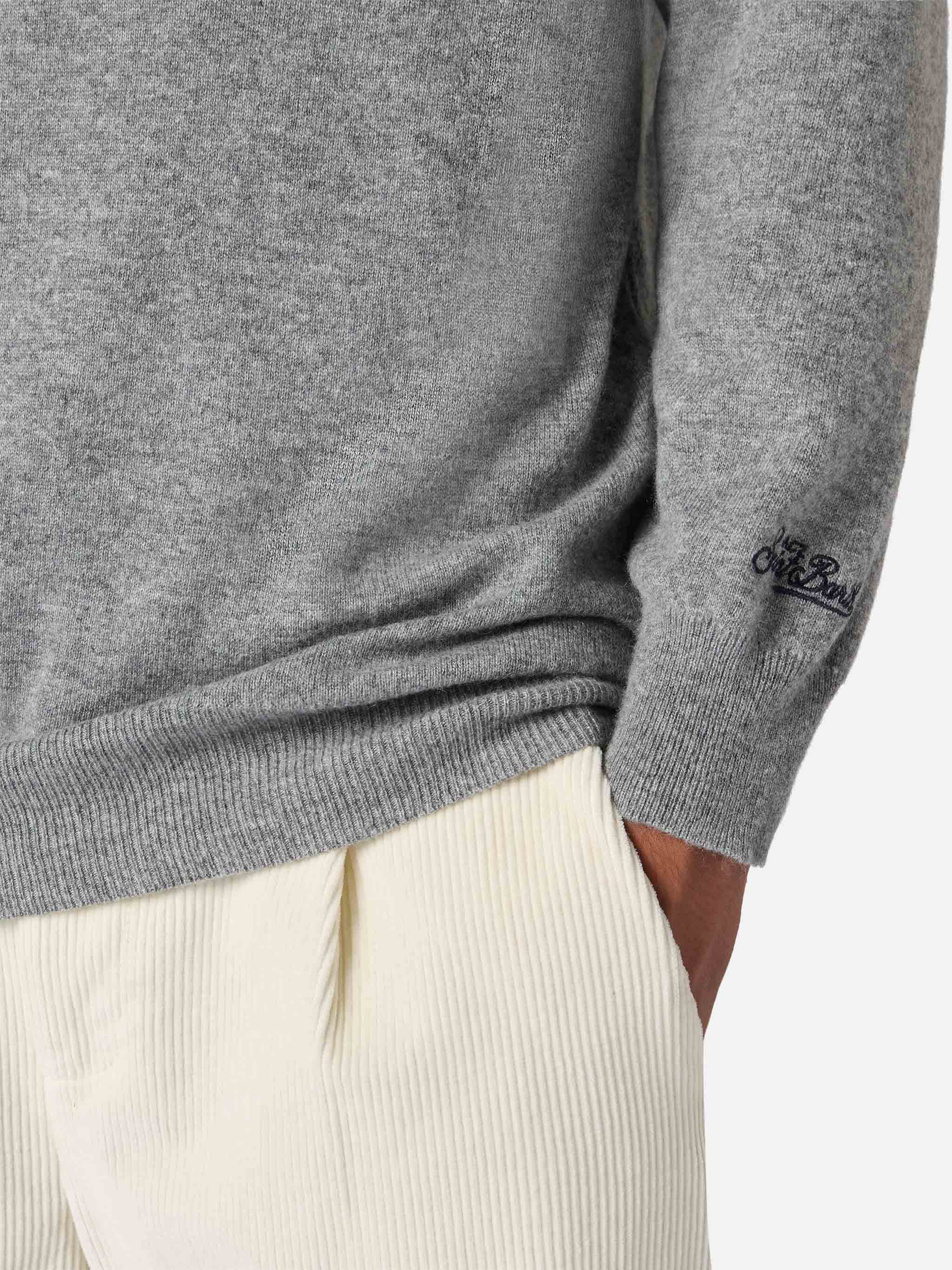 mc2-saint-barth-heron-light-maglione-girocollo-uomo-grigio-vacanze-di-natale-spe image 3