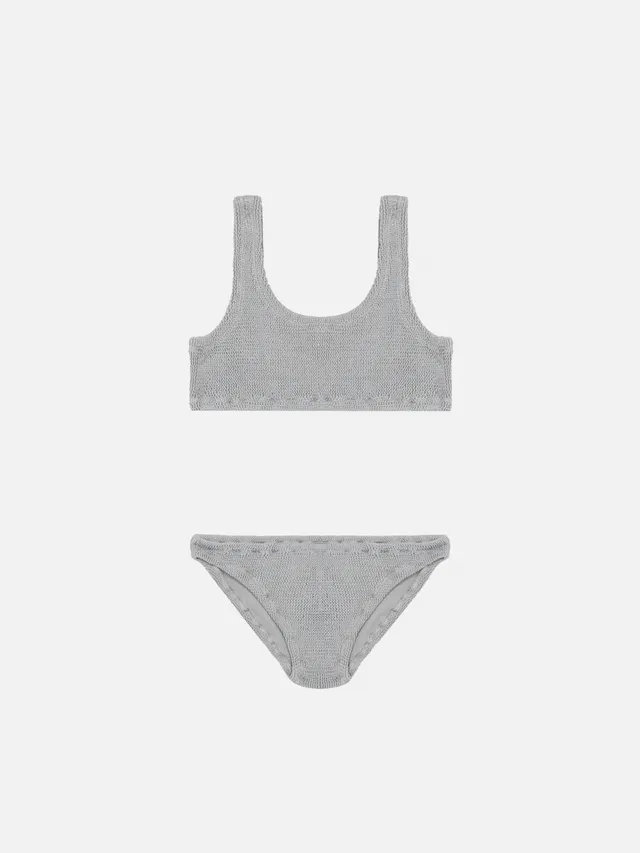 mc2-saint-barth-bikini-triangolo-baker-bambina-crinkle-lurex-argento image 1
