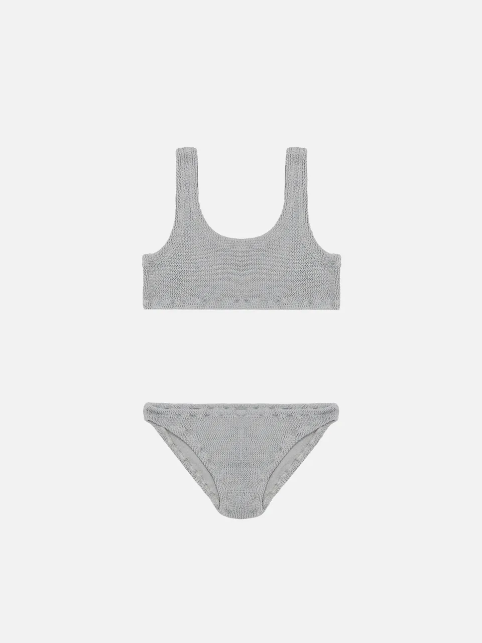 mc2-saint-barth-bikini-triangolo-baker-bambina-crinkle-lurex-argento image 1