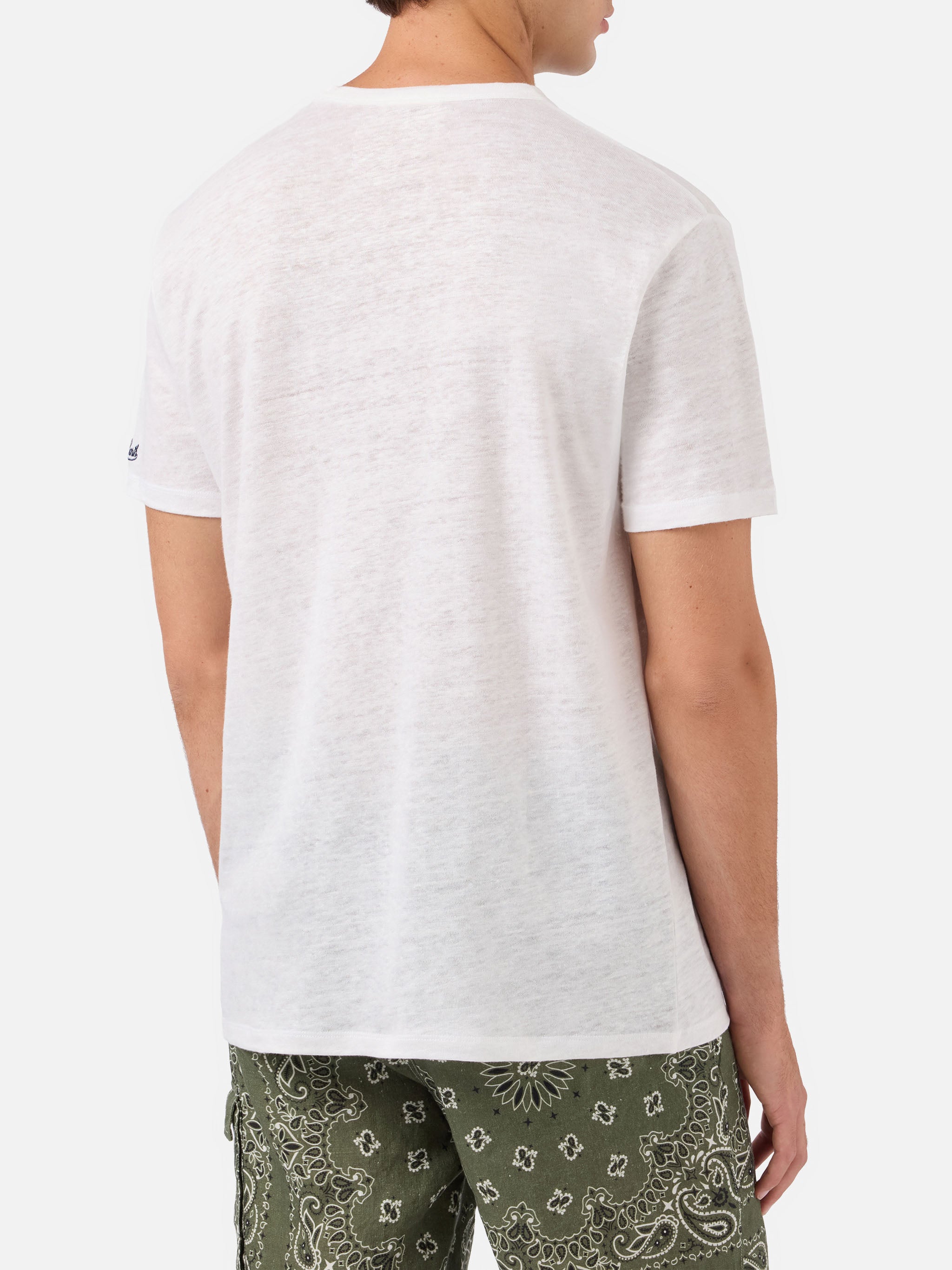 mc2-saint-barth-t-shirt-ecstasea-uomo-in-lino-jersey-panna-con-taschino image 4