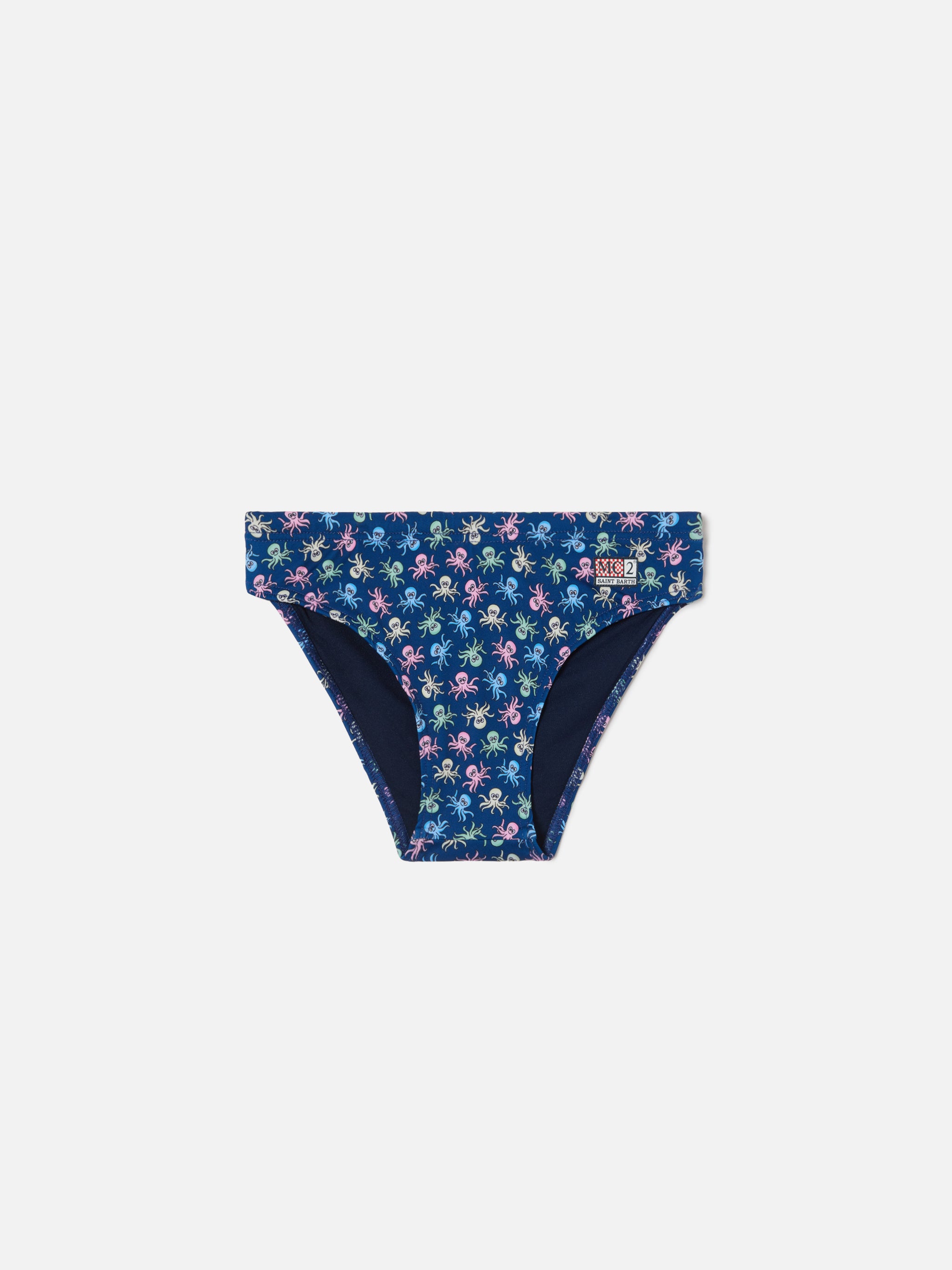 mc2-saint-barth-slip-mare-bambino-billy-blu-navy-stampa-polipi image 1