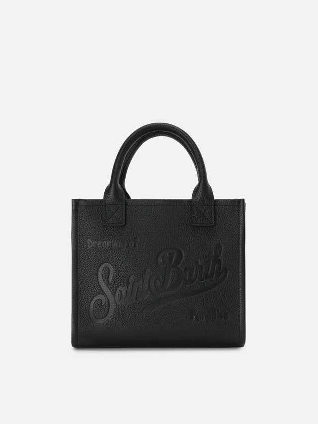mc2-saint-barth-borsa-vanity-medium-in-pelle-martellata-nera image 1